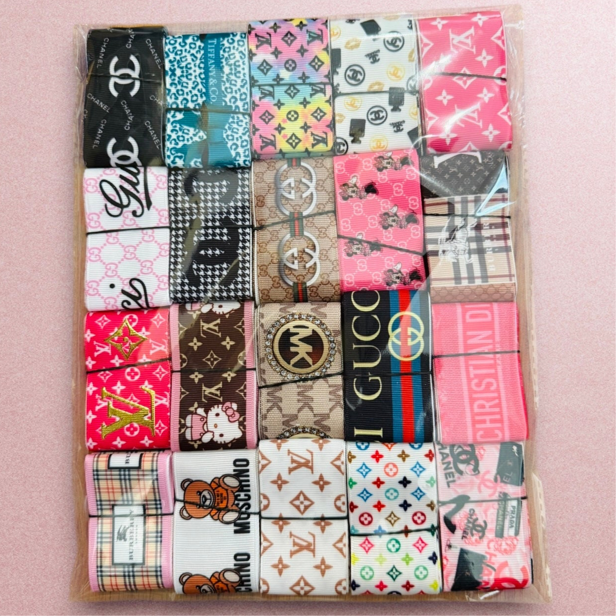 1 yard Each Ribbon Set (1.5 inch / 38mm Ribbon) ๐ 20 yards Total๐