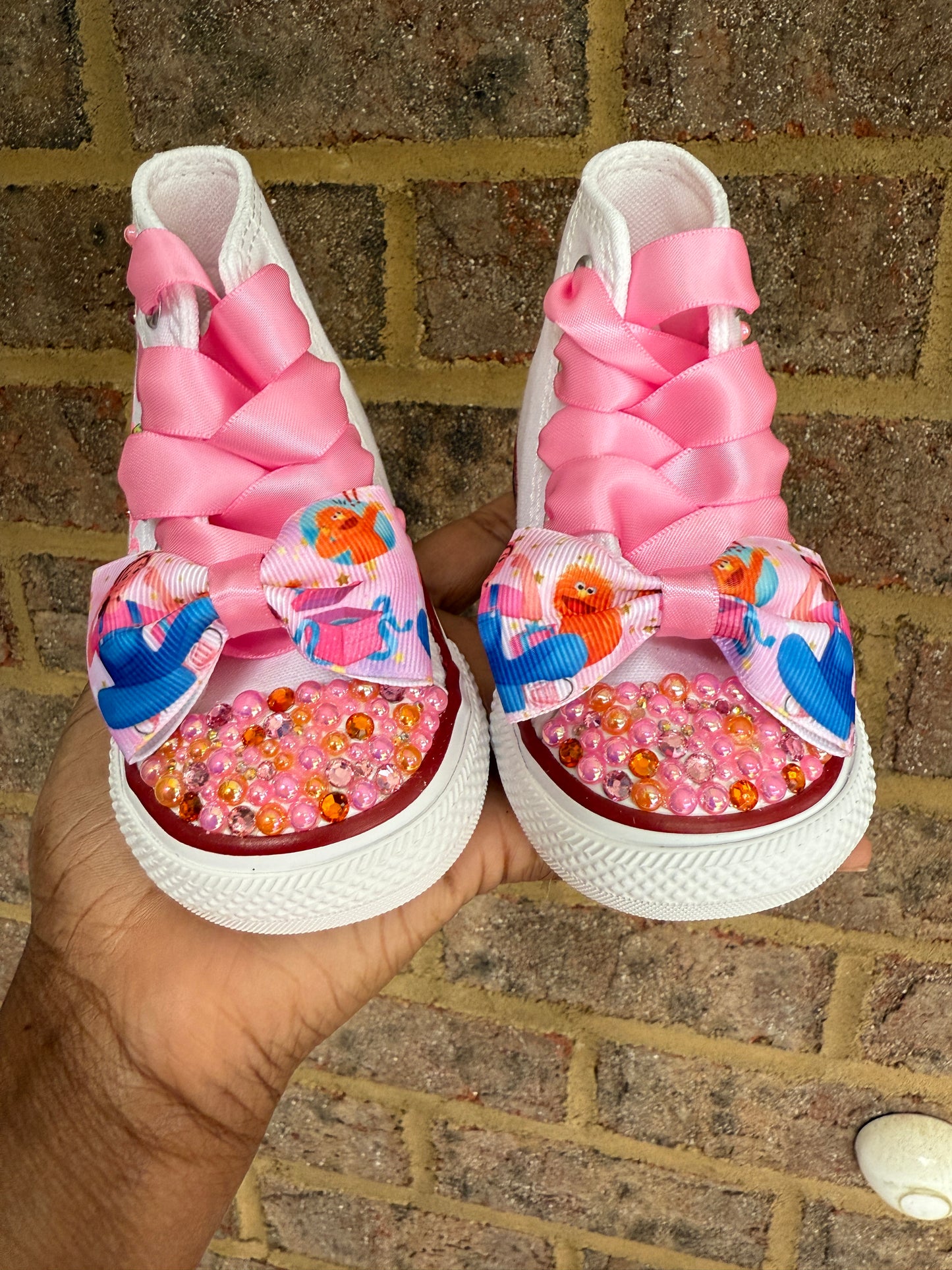 Ms Rachel Bling Converse Sneakers, Ms Rachel Personalize Bling sneakers