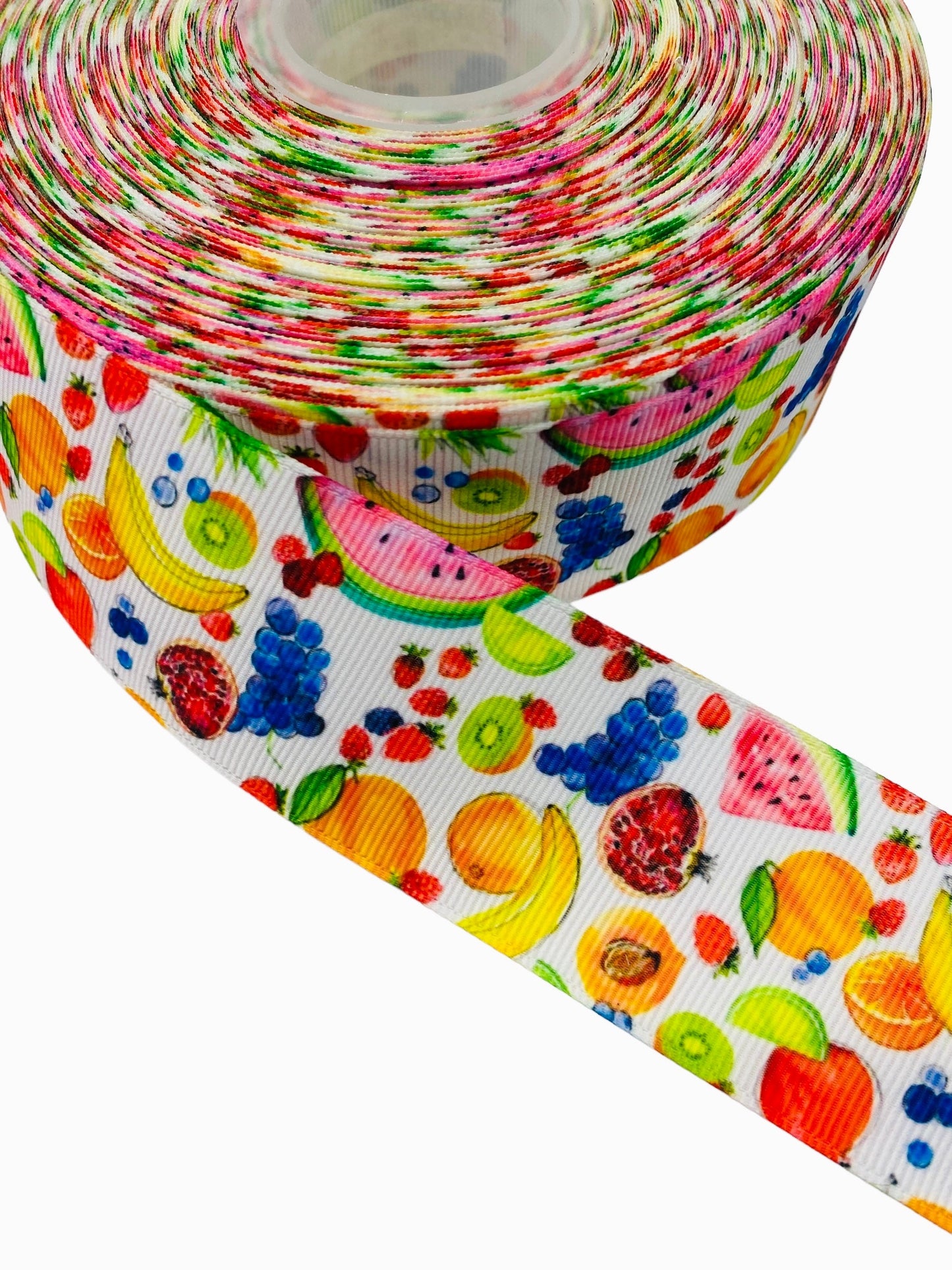 #C32 (Fruits Ribbon 38mm/ 1.5 Inch Ribbon) 1 Yard 🟢