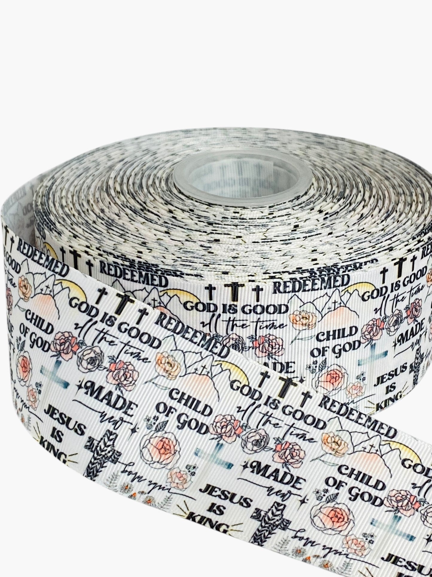 #C252 (2 Inch / 50mm Ribbon, Jesus Ribbon 🟣 (1 Yard)