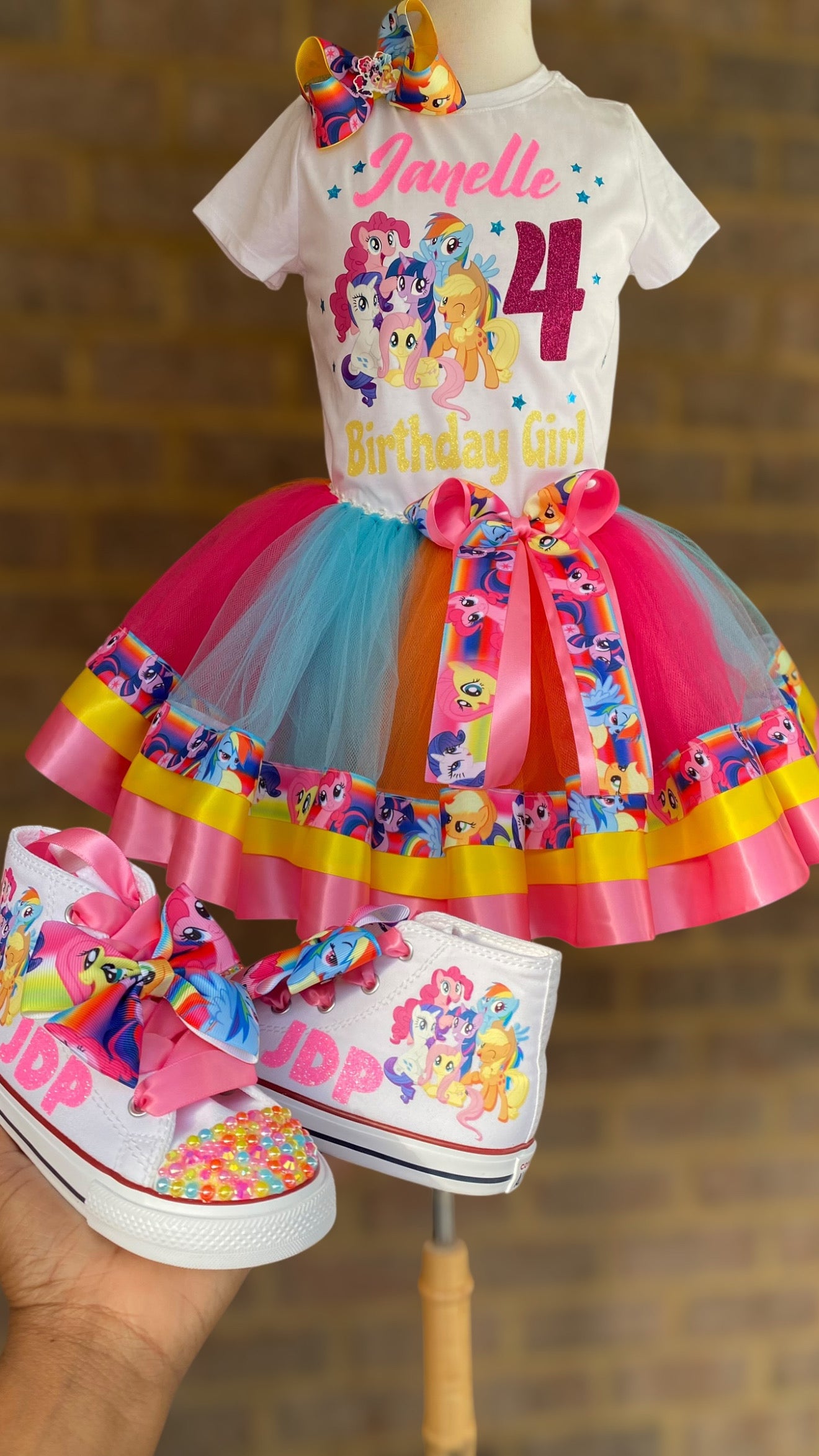 My Little Pony Tutu Outfit My Little Pony Birthday outfit pony tutu set