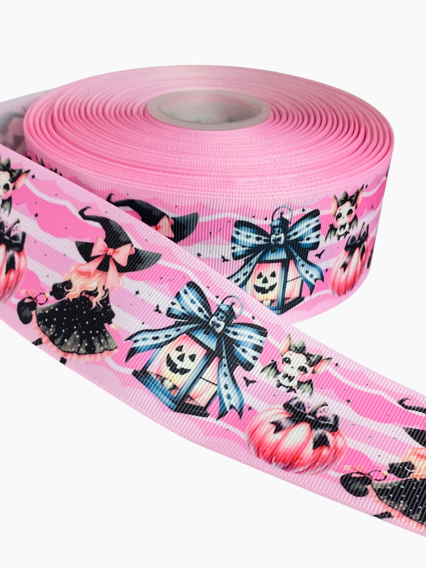 2 Inch Ribbon, Halloween Ribbon 🟣 (1 Yard)