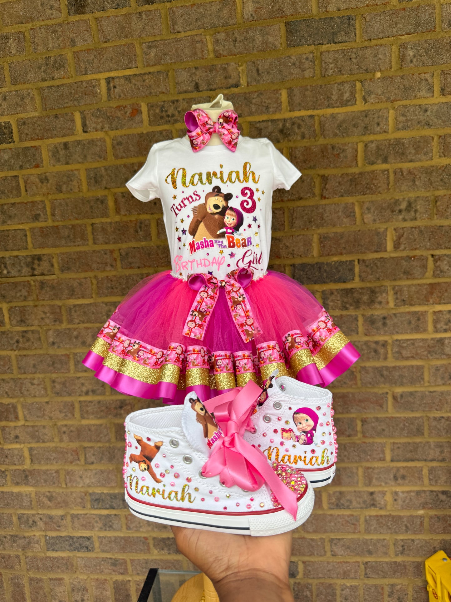 Marsha and The Bear Tutu Outfit