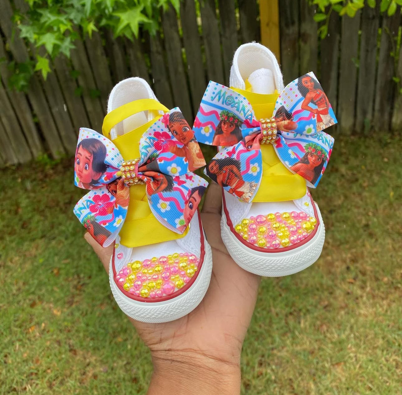 Moana Bling Converse Sneakers