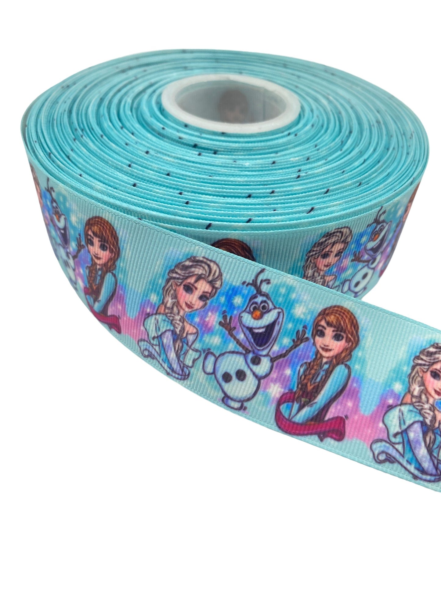 #C60 (38mm / 1.5 inch Ribbon, Frozen Ribbon) 🟢 Elsa and Anna Ribbon