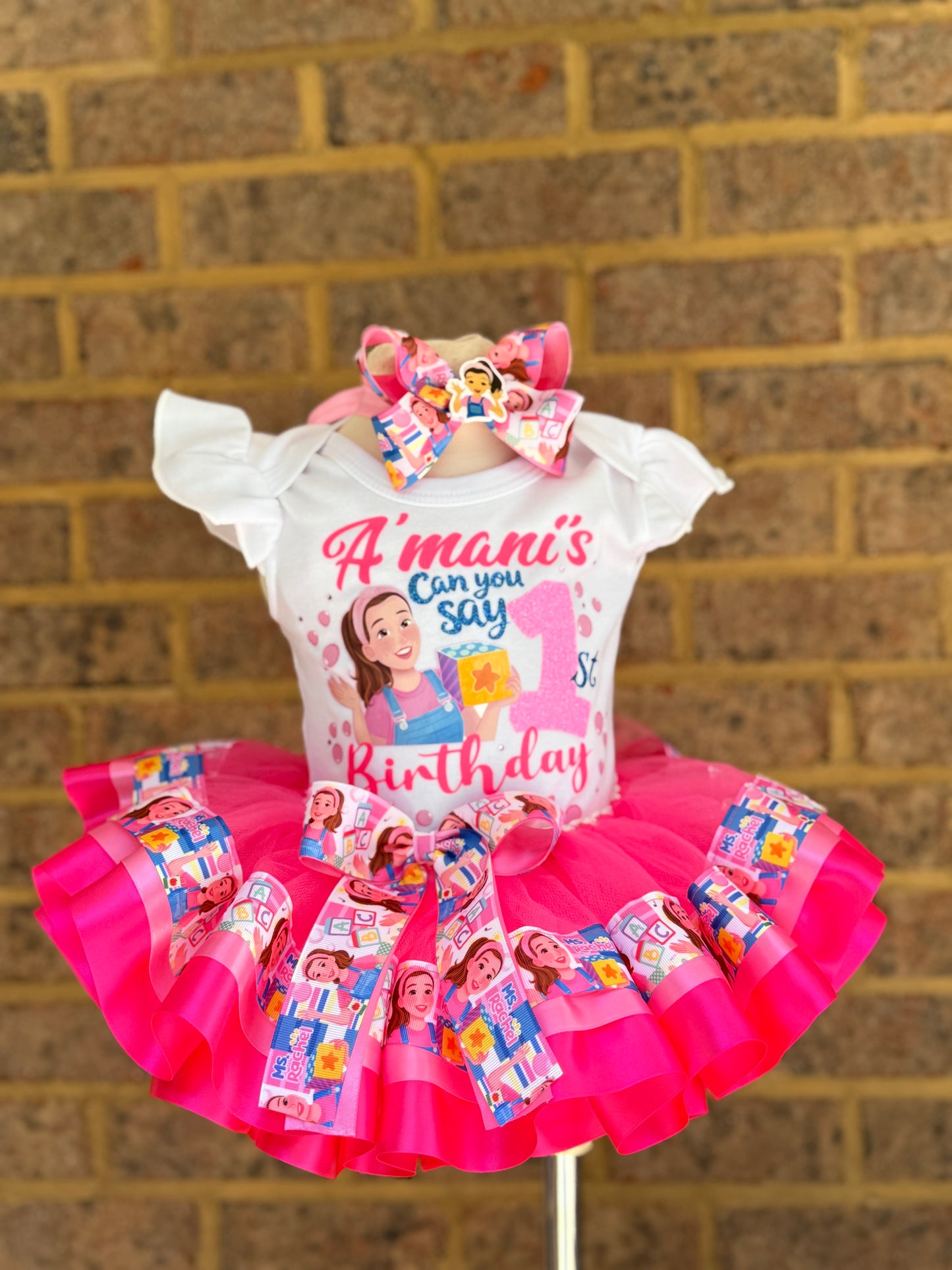 Ms Rachel Tutu outfit Ms Rachel Birthday tutu outfit Ms Rachel tutu set (Copy)