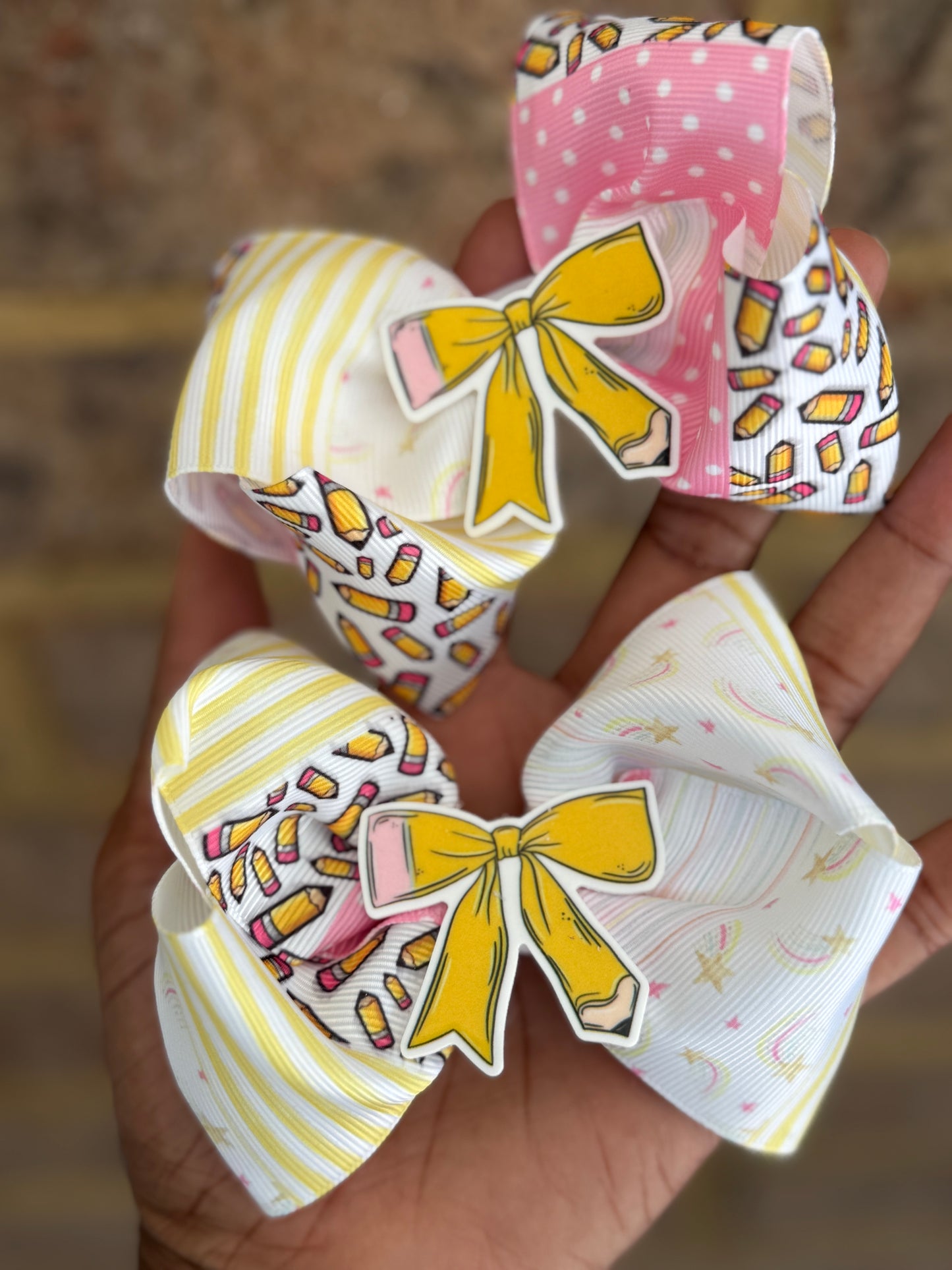 School Hair Clips-Hair clips-Back To School Hair Clips
