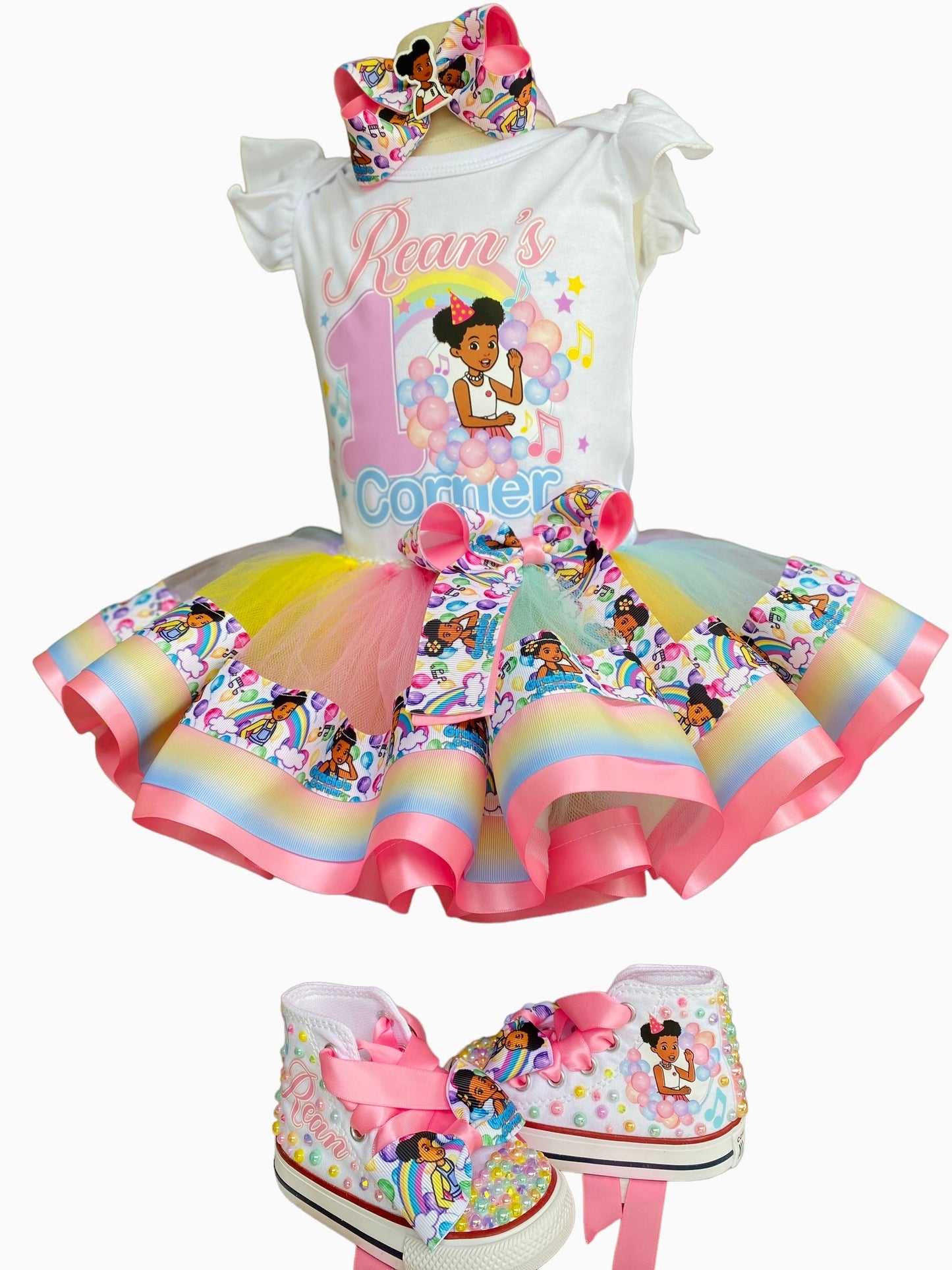 Gracie's Corner Tutu outfit, Gracie's Corner tutu set, Gracie's Corner Dress, Gracie's Corner Birthday outfit 13