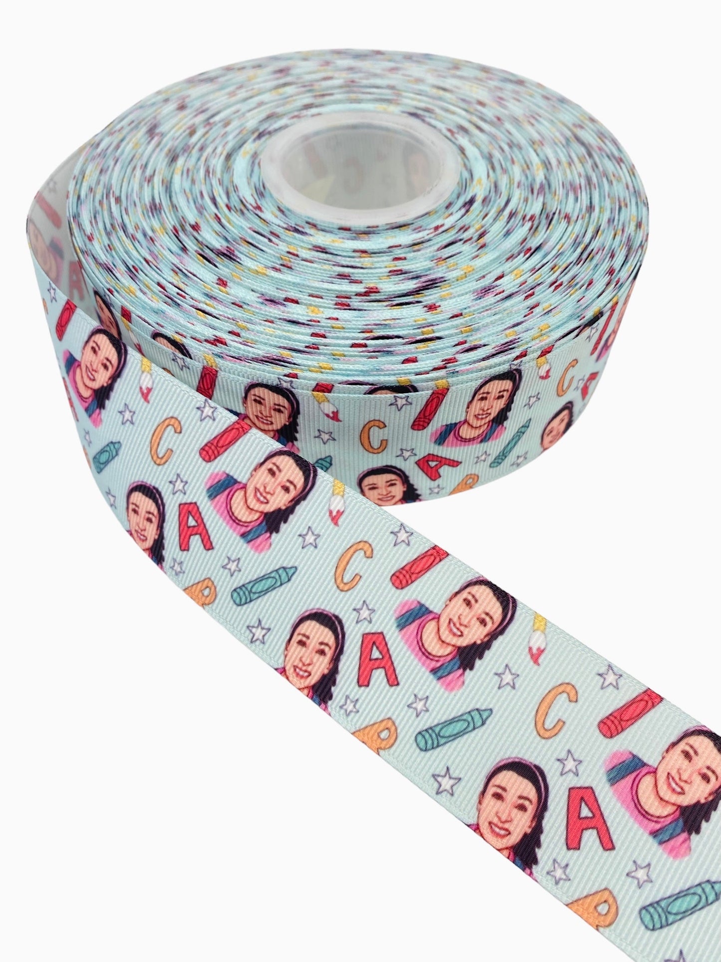#C122 (Ms. Rachel Ribbon, (38mm /1.5 inches) 1 yard 🟢