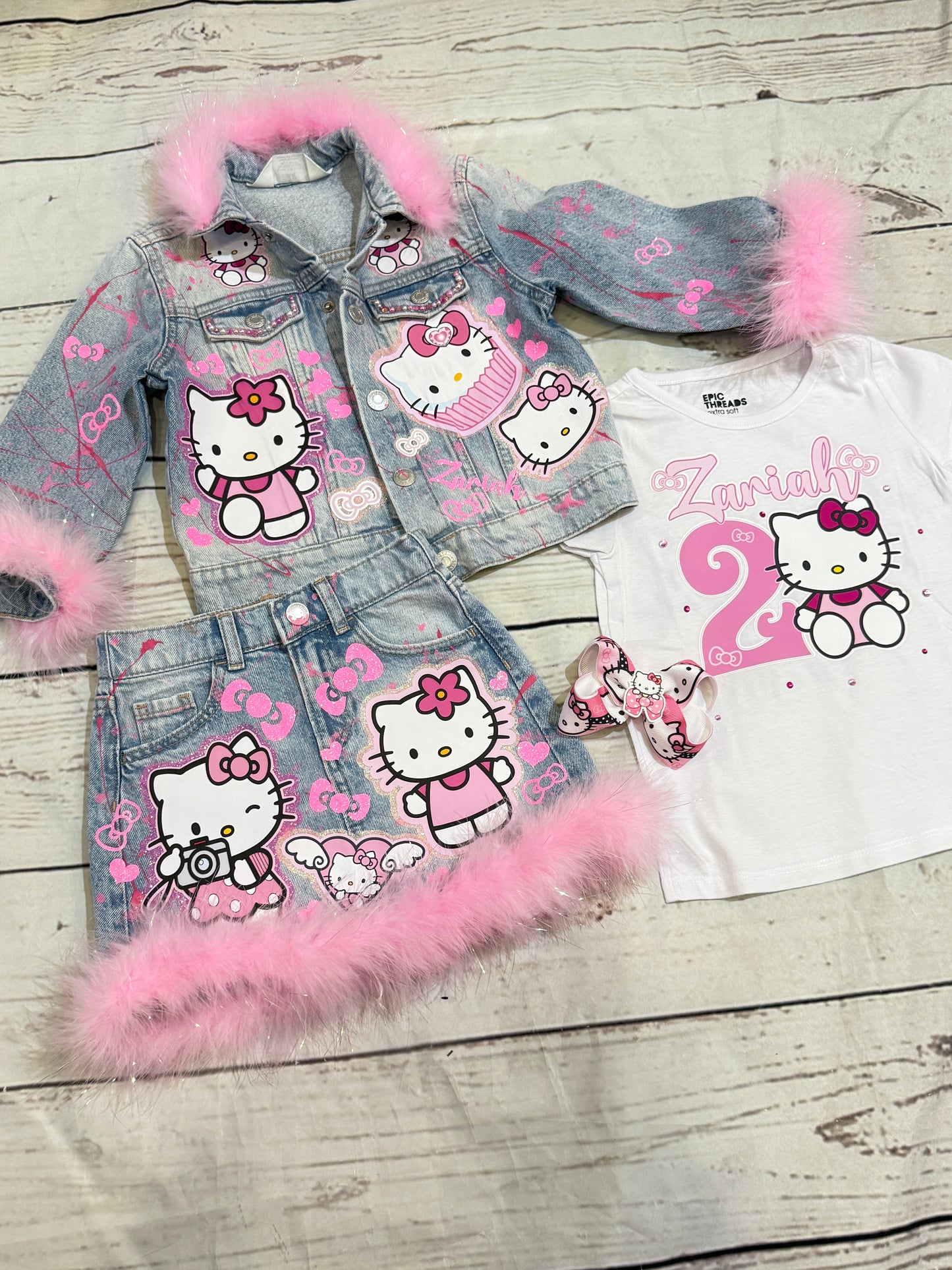 Hello Kitty Denim Outfit