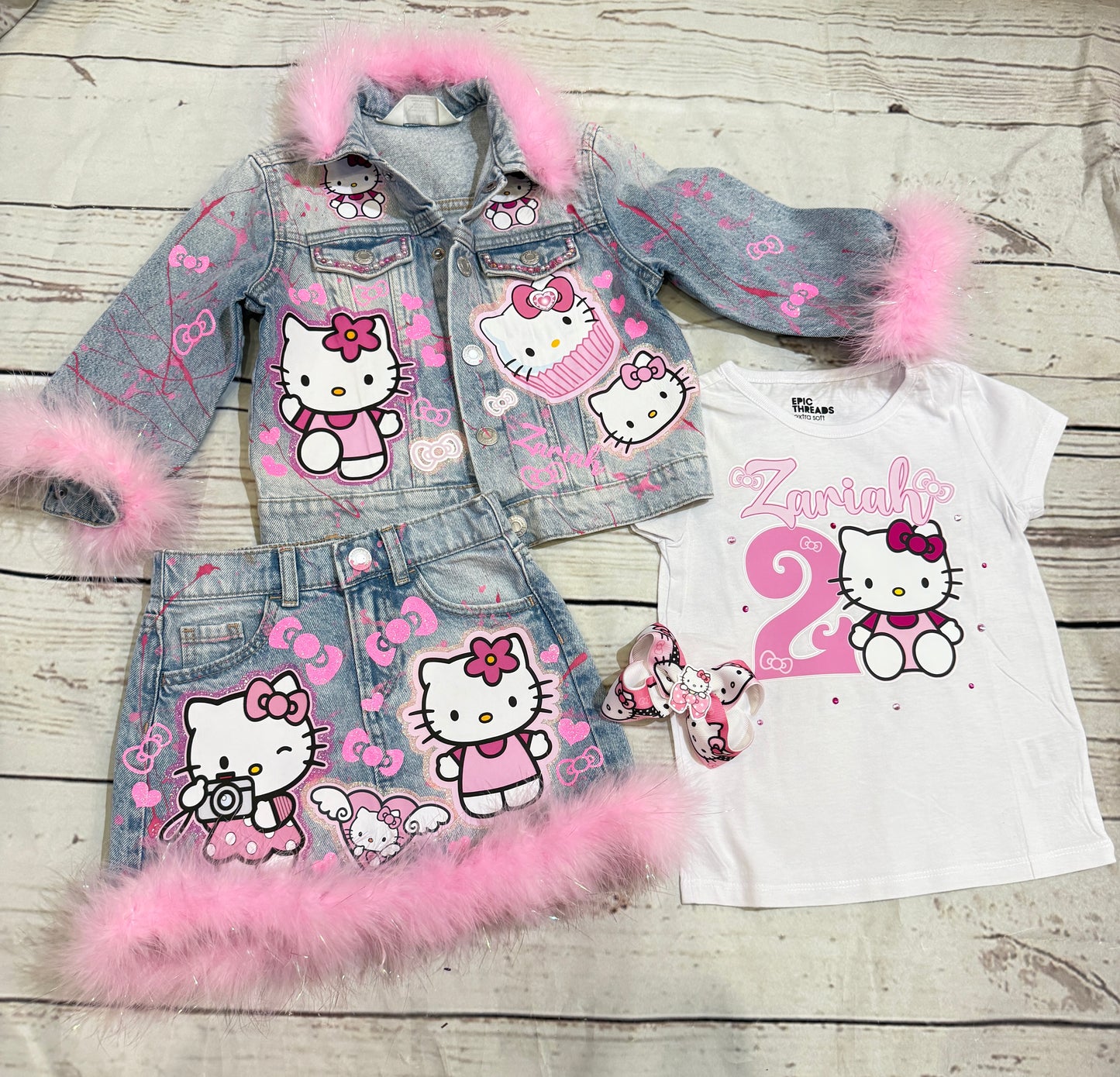 Hello Kitty Denim Outfit