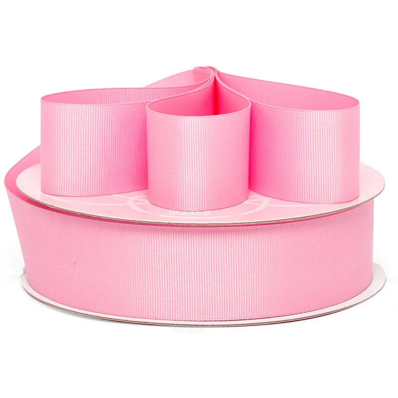 ๐ 3 Yards ๐ 1.5inch/38mm Pink Solid Color Grosgrain Ribbon
