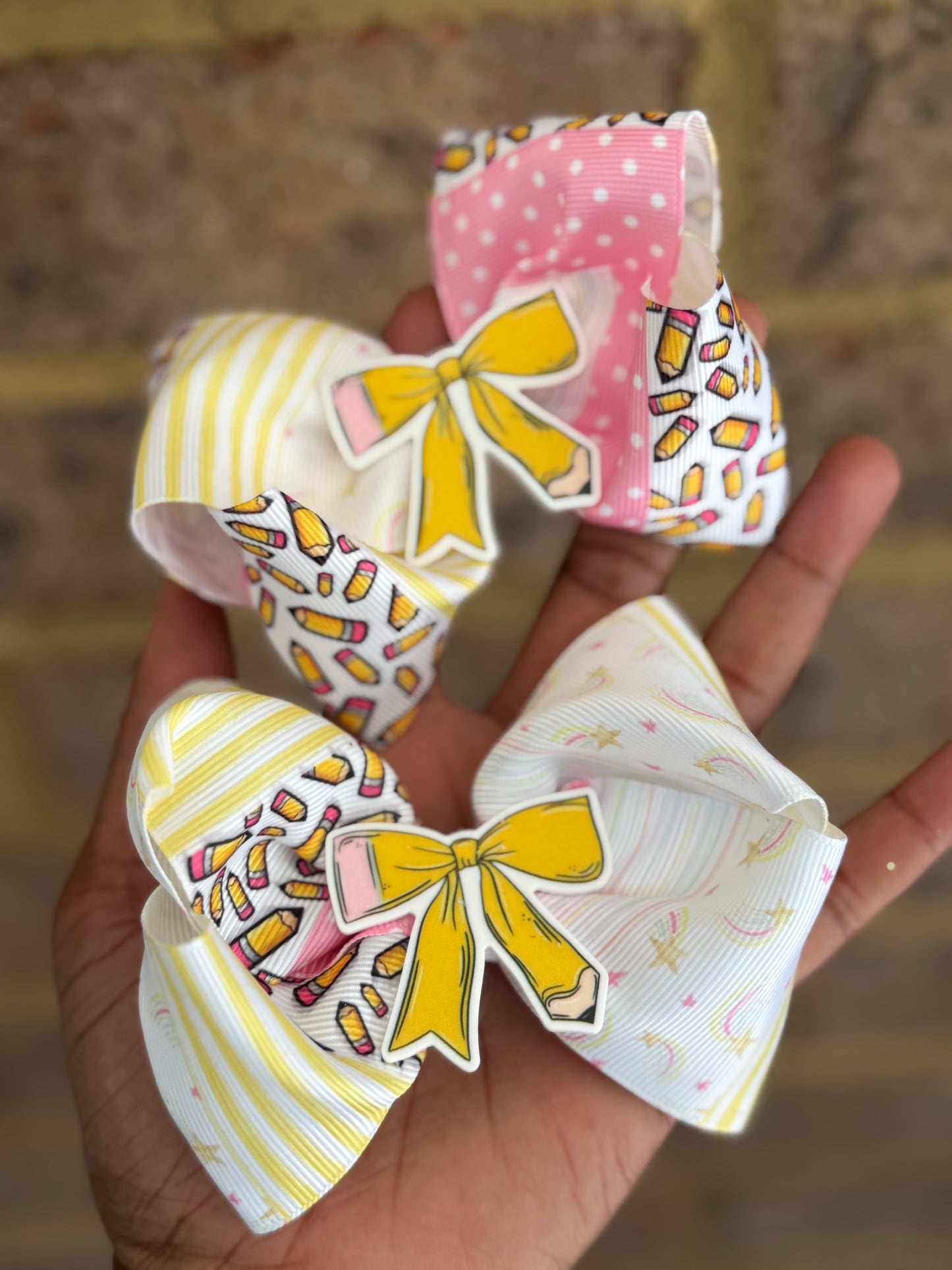 School Hair Clips-Hair clips-Back To School Hair Clips