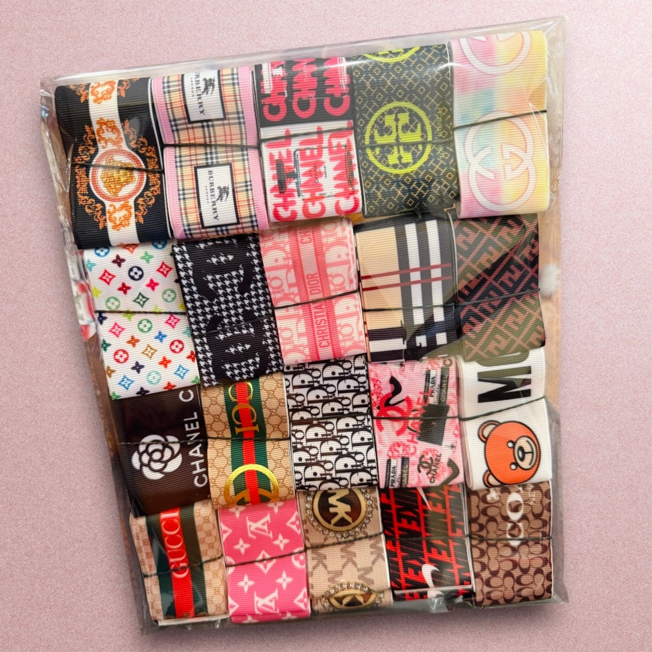 1 yard Each Ribbon Set (1.5 inch / 38mm Ribbon) ๐ 20 yards Total๐