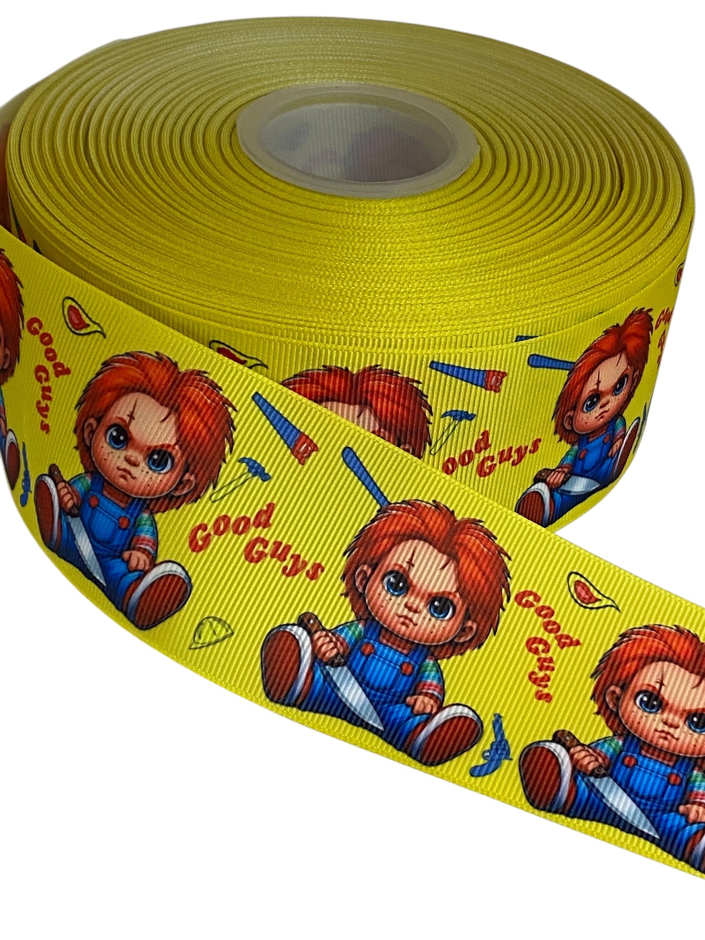 #C264 (2 Inch / 50m Ribbon, chuky Doll Ribbon 🟣 (1 Yard)