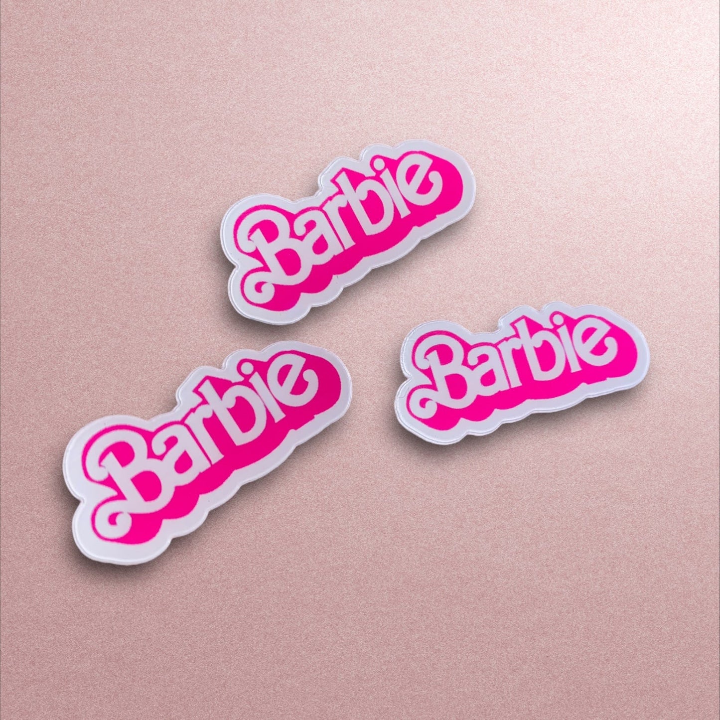 Set of 3 Barbie Resin planar