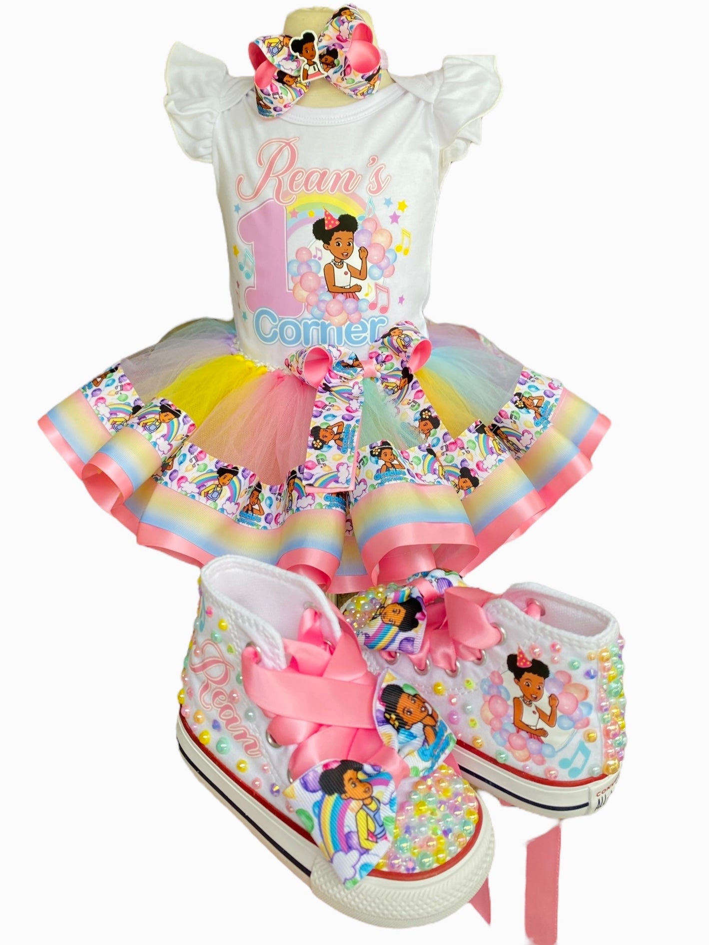 Gracie's Corner Tutu outfit, Gracie's Corner tutu set, Gracie's Corner Dress, Gracie's Corner Birthday outfit 13