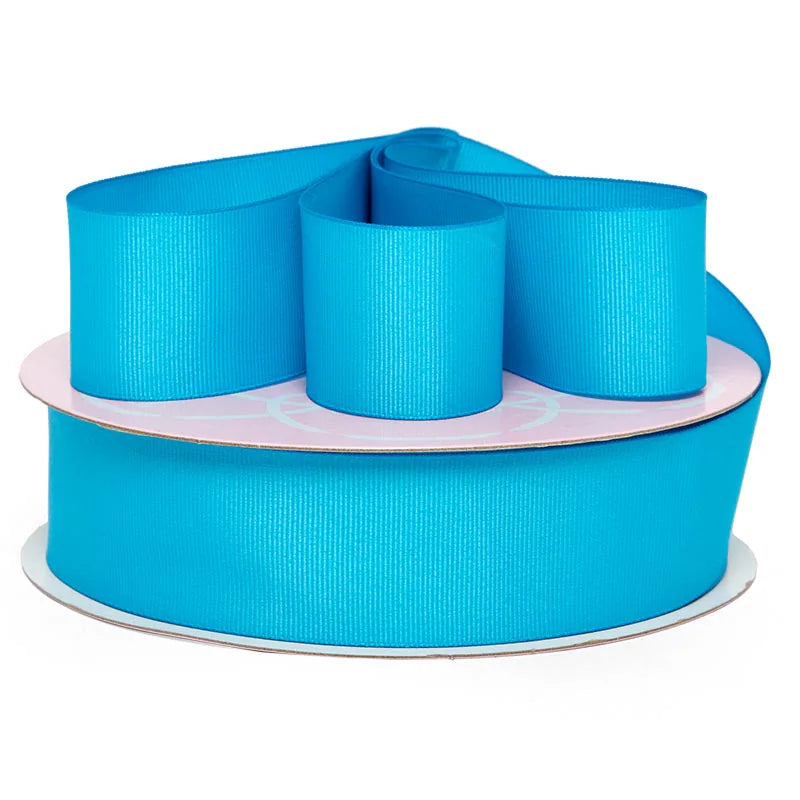 ๐ 3 Yards ๐ 1.5inch/38mm Turquoise Solid Color Grosgrain Ribbon