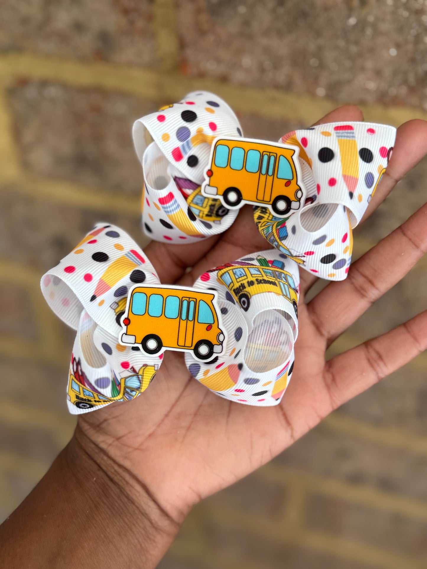 School Hair Clips-Hair clips-Back To School Hair Clips