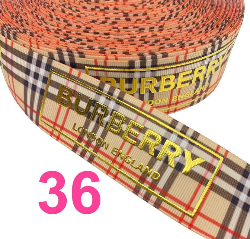 #36 Ribbon (1 yard) 38mm/ 1.5 inches Foil Ribbon