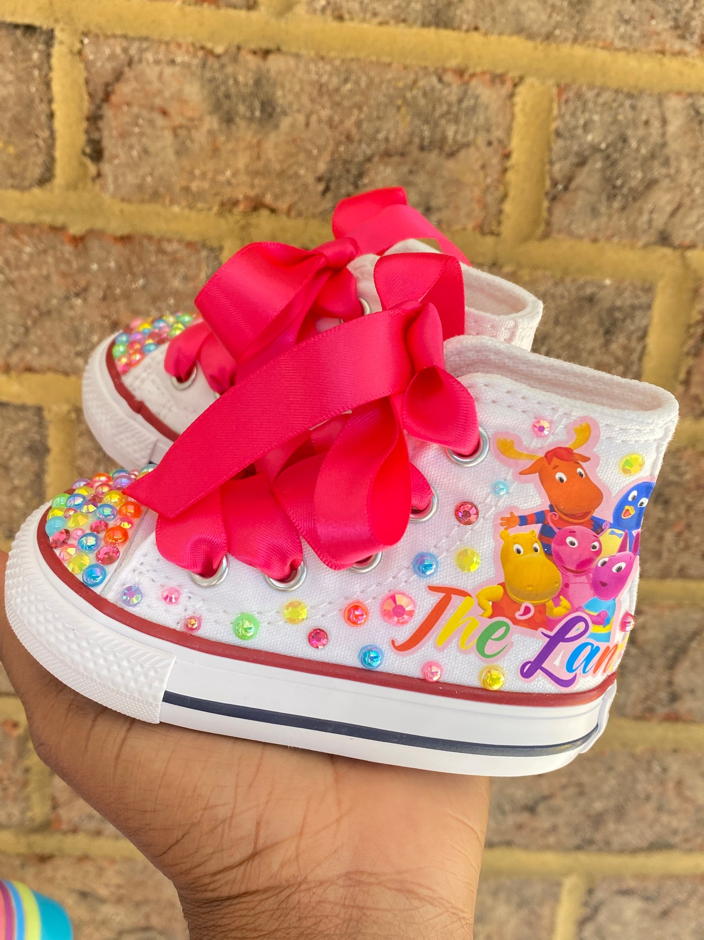 The Backyardigans Personalize Bling Converse Sneakers