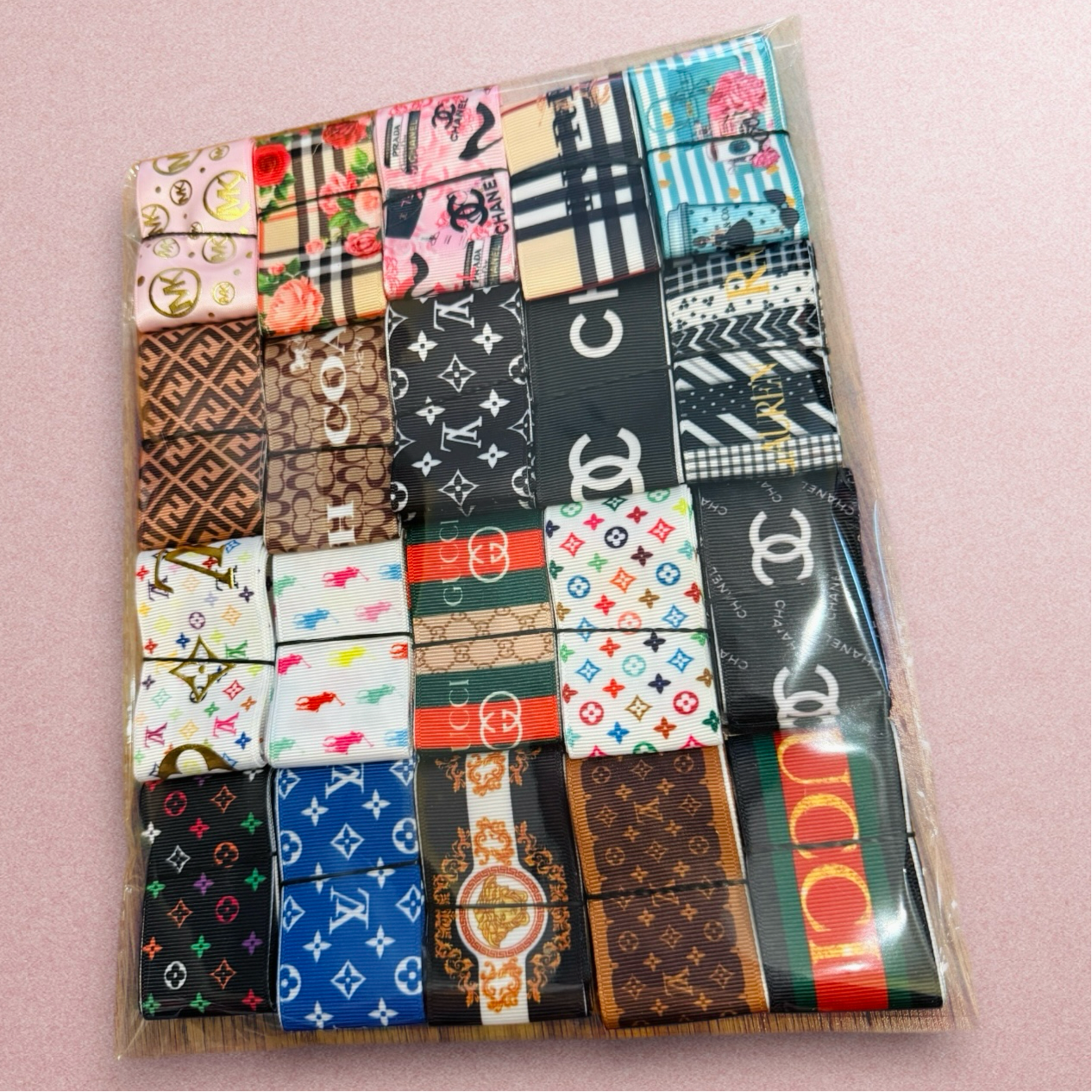 1 yard Each Ribbon Set (1.5 inch / 38mm Ribbon) ๐ 20 yards Total๐