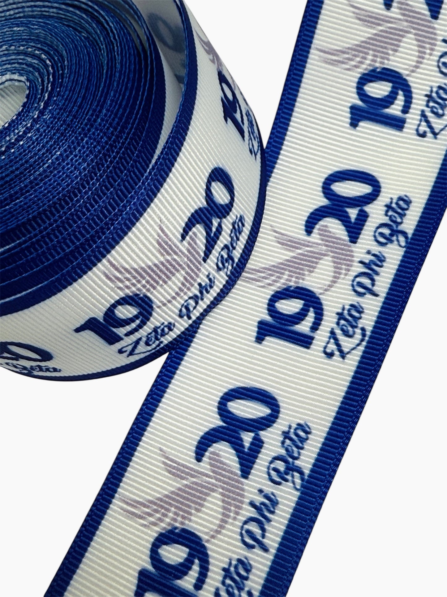 Zeta Phi Beta Sorority Ribbon 🎀 1.5 inch / 38mm Ribbon
