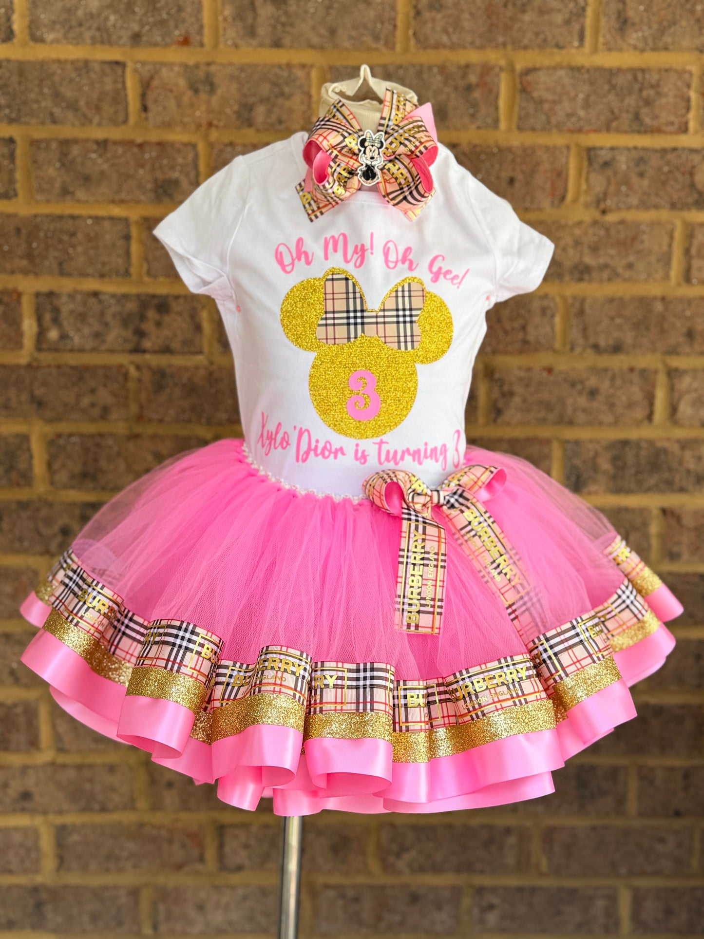 Designer Tutu Outfit (2 layer tutu outfit
