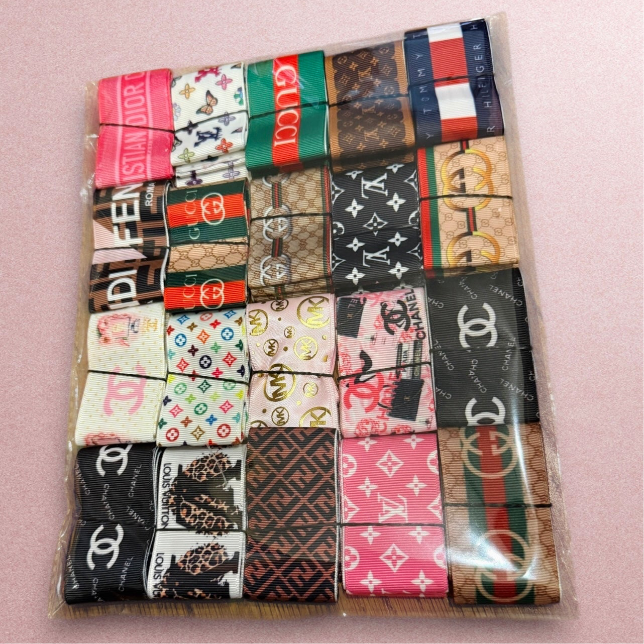 1 yard Each Ribbon Set (1.5 inch / 38mm Ribbon) ๐ 20 yards Total๐