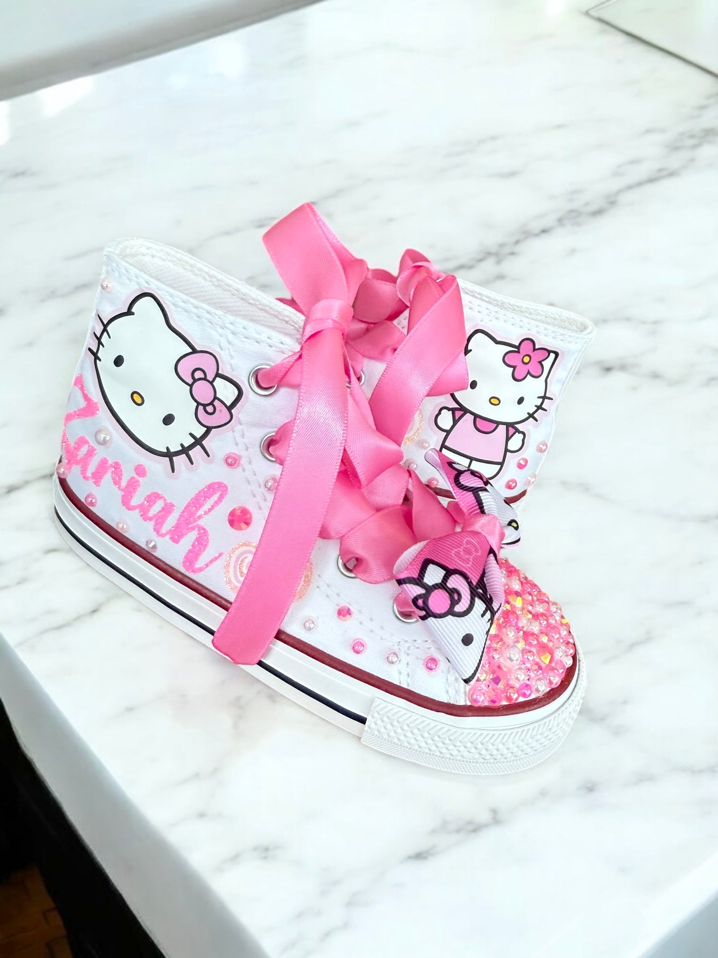 Hello Kitty Bling Converse Sneakers, Hello Kitty Bling sneakers