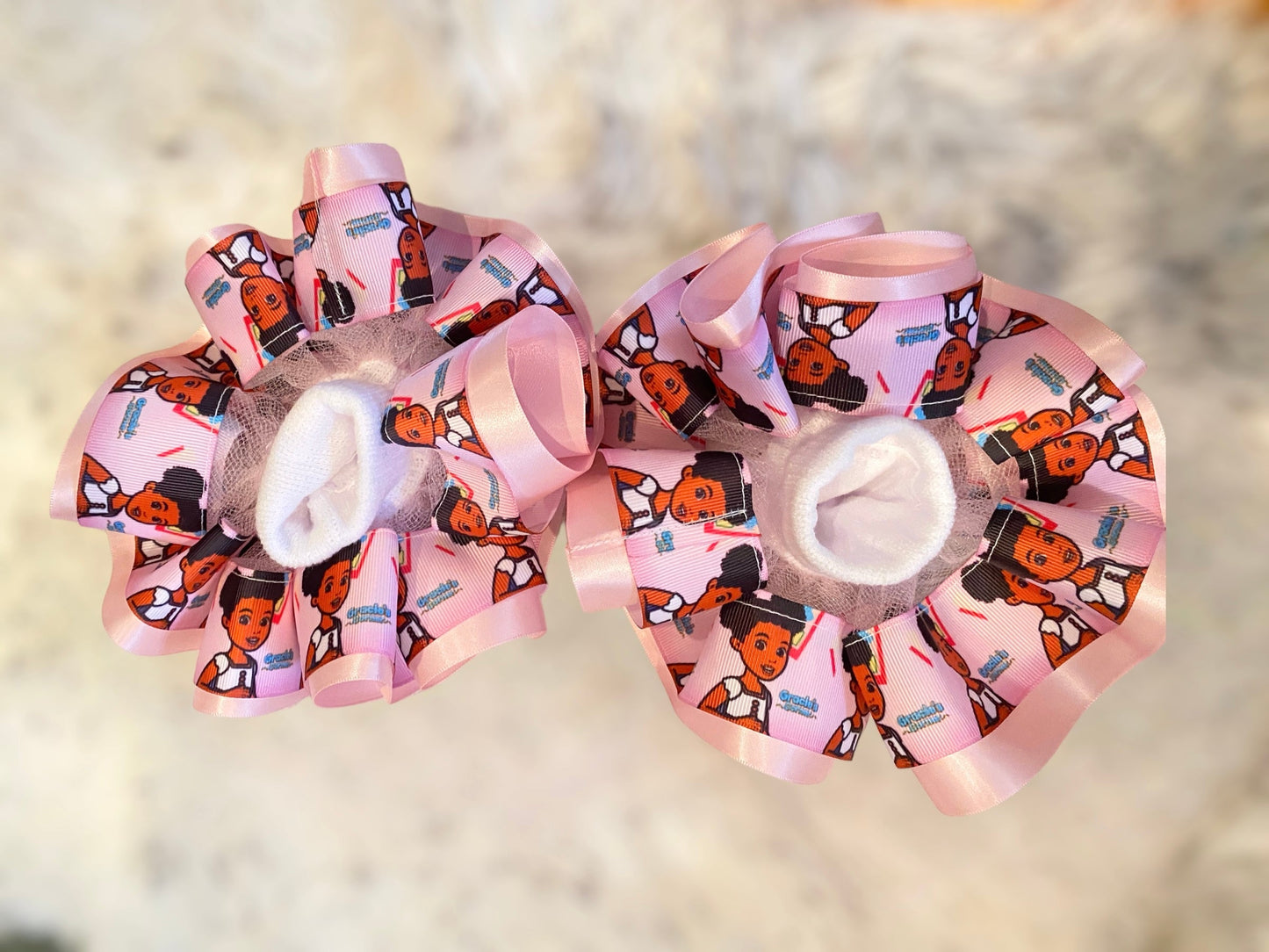 Gracie corner tutu socks/ ruffle sock ( Double Layer Ribbon Ruffle socks)