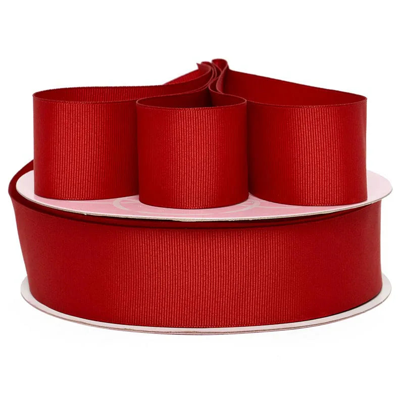 ๐ 3 Yards ๐ 1.5inch/38mm Wine Red Grosgrain Solid Color Gosgrain