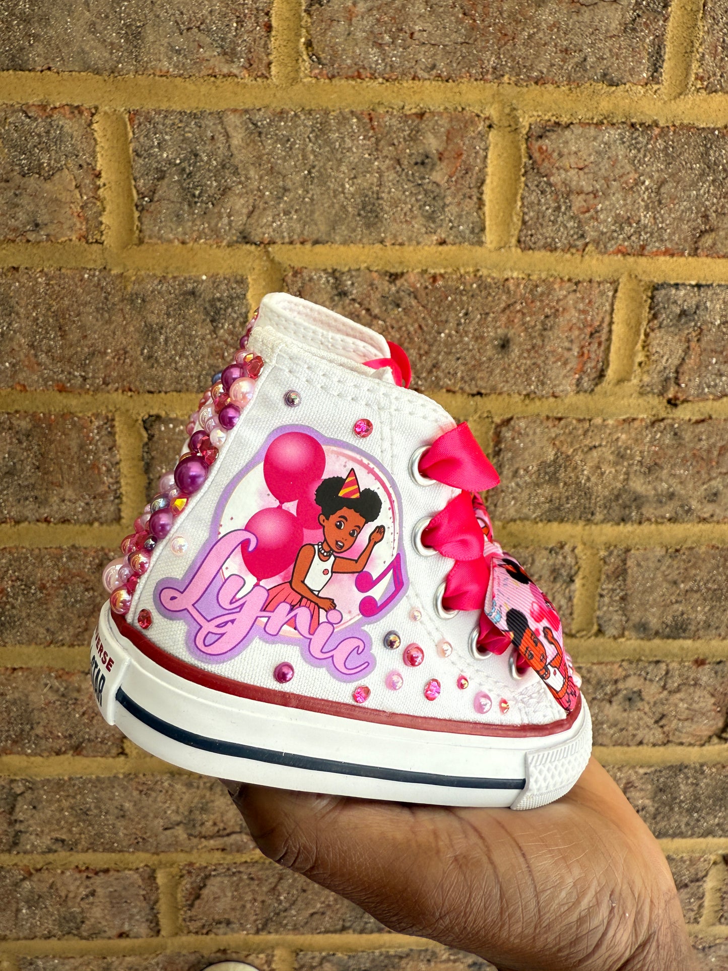 Gracie Corner Bling Converse Sneakers, Gracie corner sneakers, Gracie corner Birthday shoes