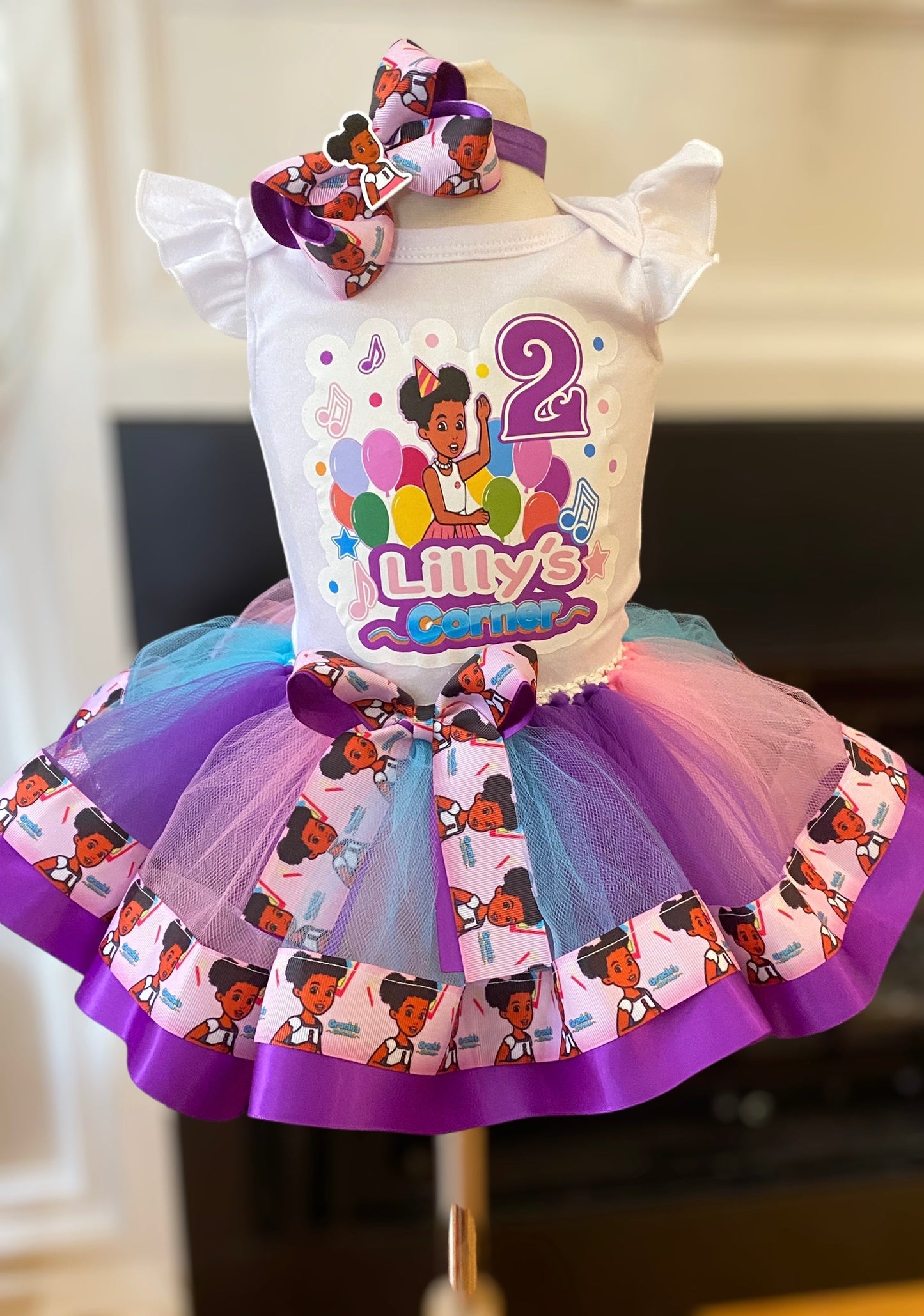Gracie's Corner Tutu outfit, Gracie's Corner tutu set, Gracie's Corner Dress, Gracie's Corner Birthday outfit 8