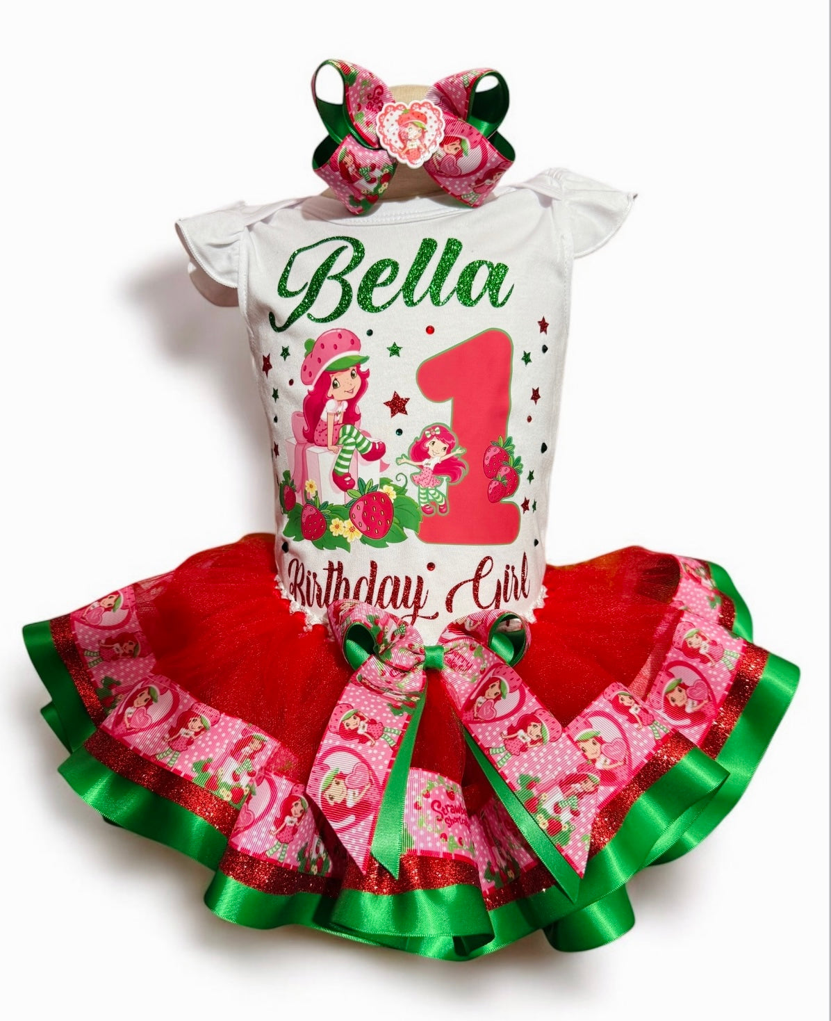 Strawberry shortcake Tutu Outfit, strawberry tutu strawberry outfit Strawberry shortcake tutuset