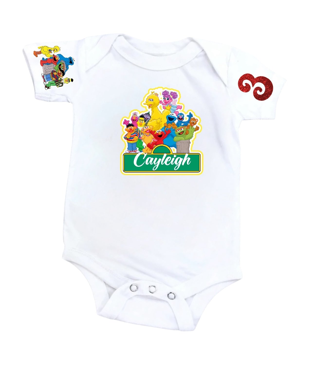 Sesame Street Jeans Birthday outfit, Sesame Street Denim overall Dress