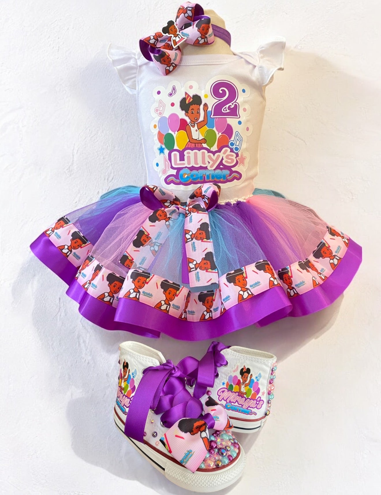 Gracie's Corner Tutu outfit, Gracie's Corner tutu set, Gracie's Corner Dress, Gracie's Corner Birthday outfit 9