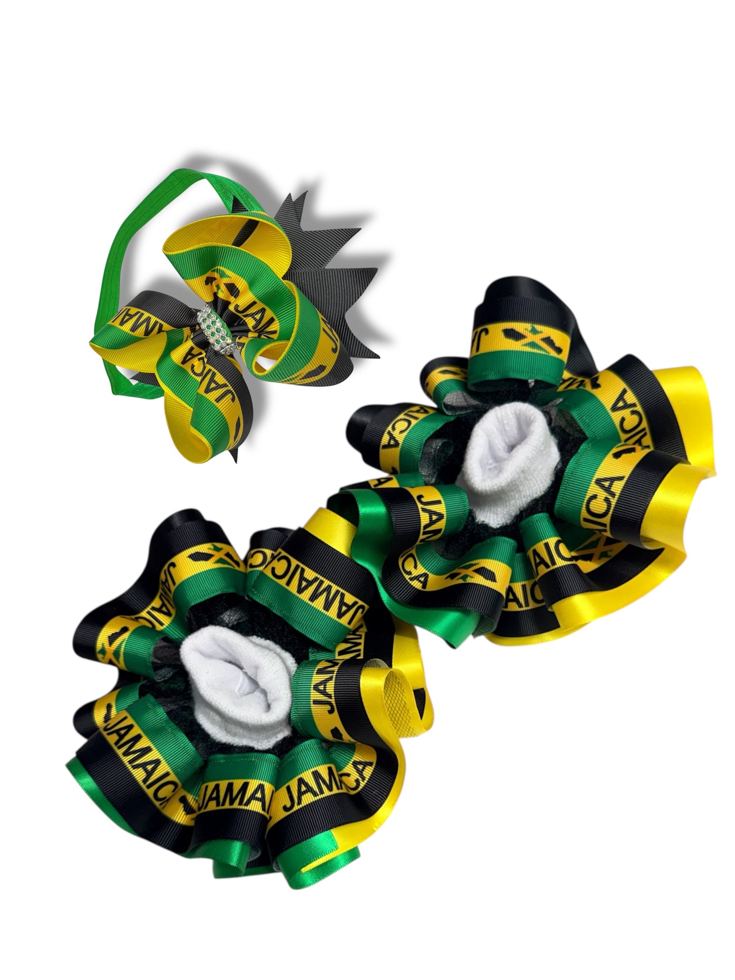 Jamaica Ruffle Socks and matching