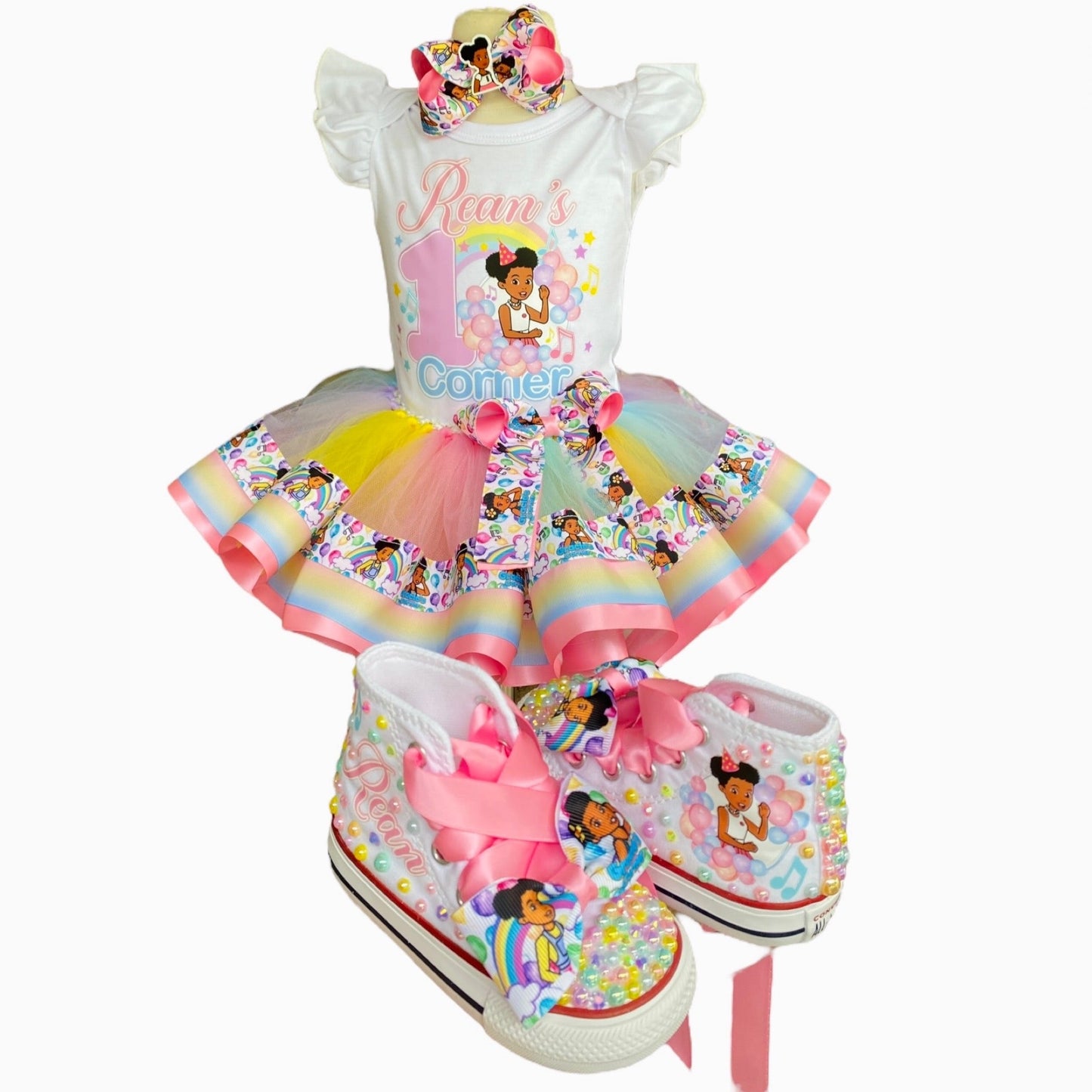 Gracie's Corner Tutu outfit, Gracie's Corner tutu set, Gracie's Corner Dress, Gracie's Corner Birthday outfit 13