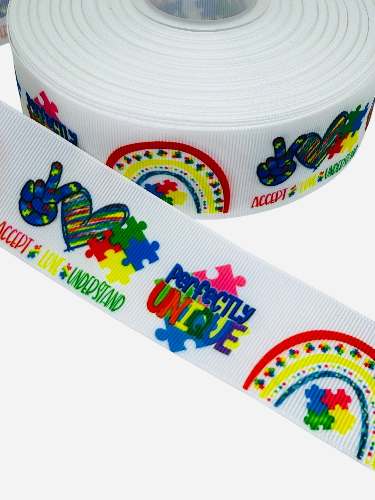 Autism Ribbon (1.5 inch/ 38mm ) π’