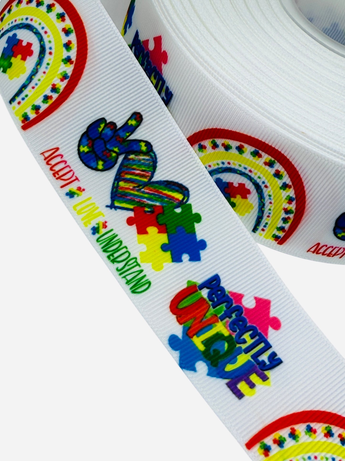 Autism Ribbon (1.5 inch/ 38mm ) π’