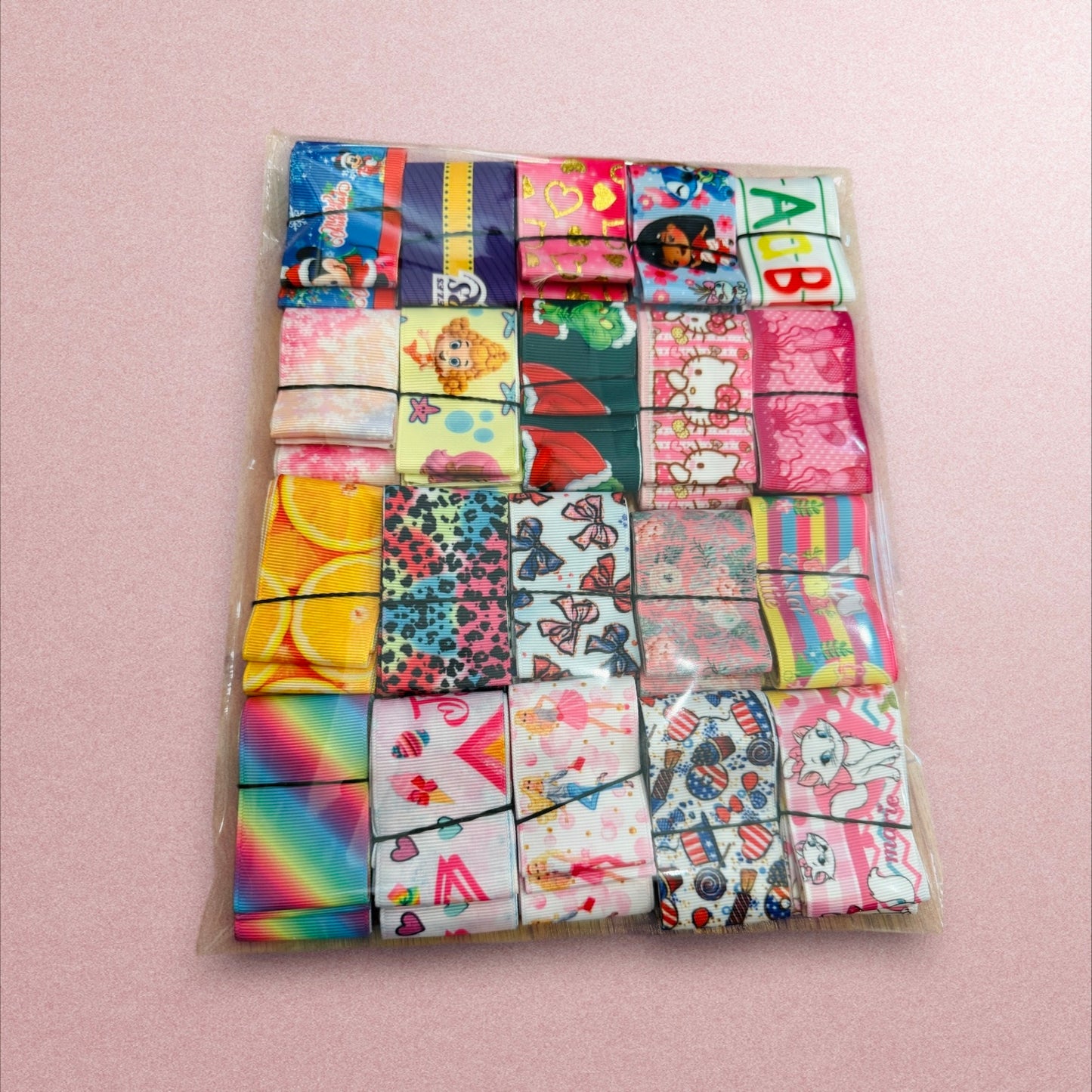 1 yard Each Ribbon Set (1.5 inch / 38mm Ribbon) ๐ 20 yards Total๐