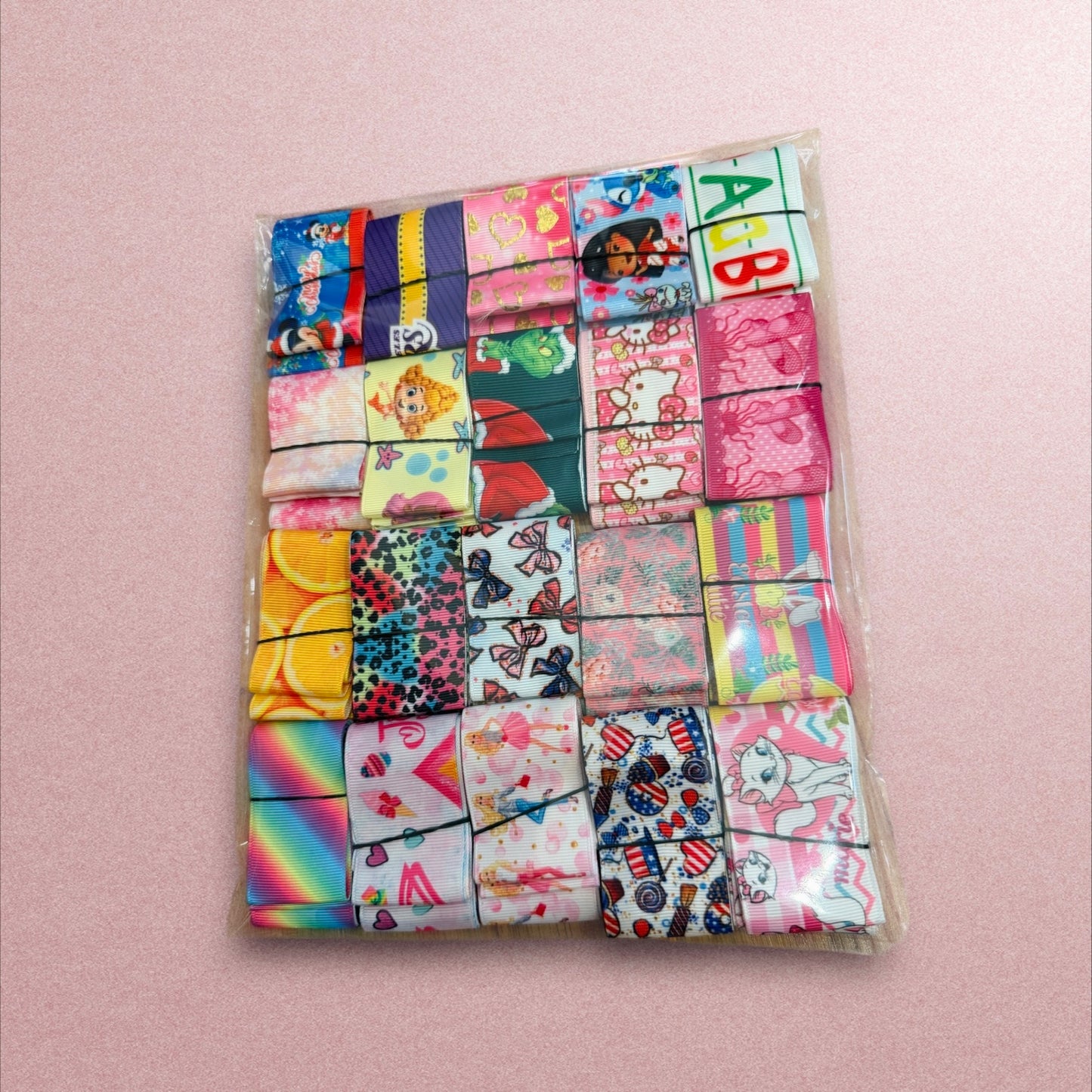 1 yard Each Ribbon Set (1.5 inch / 38mm Ribbon) ๐ 20 yards Total๐
