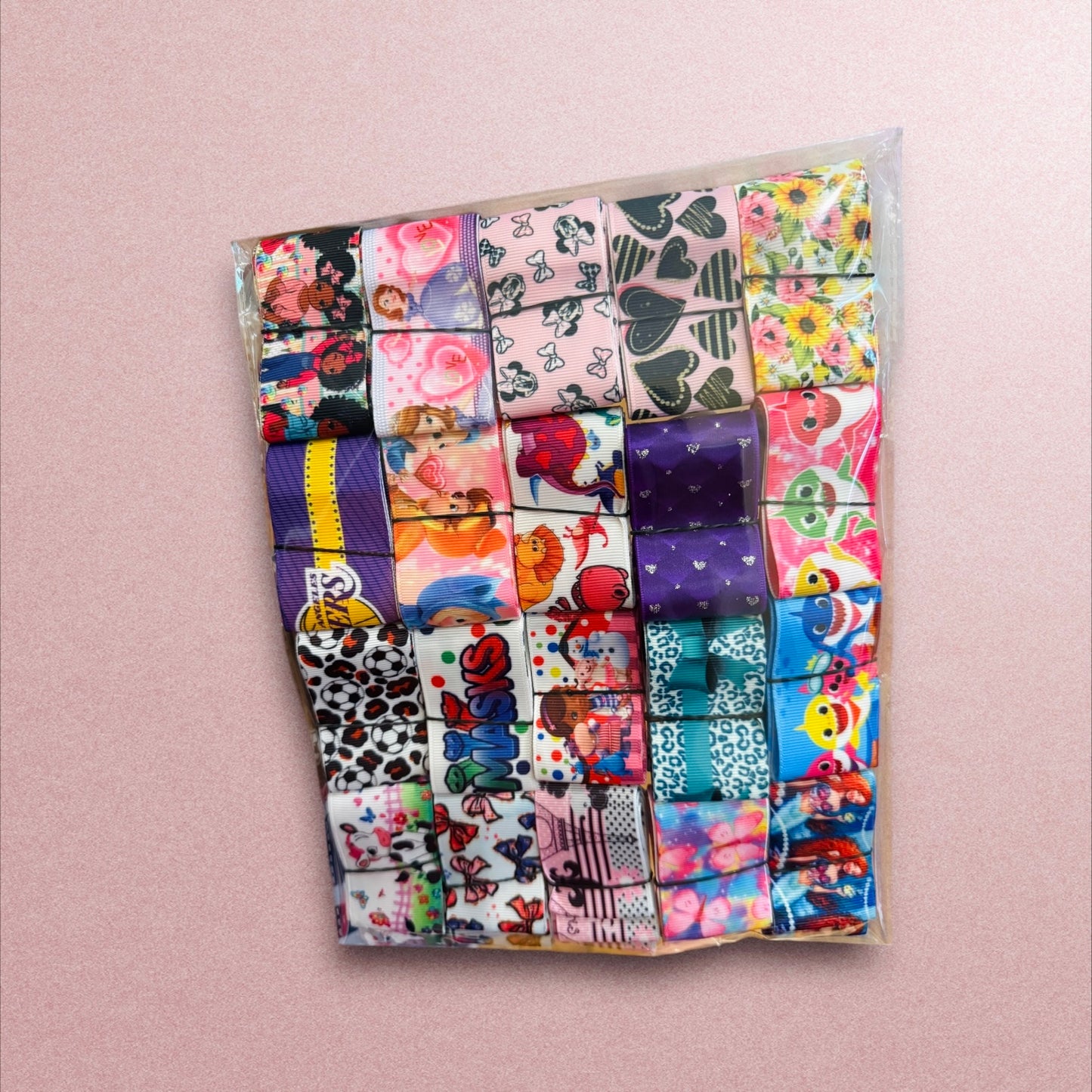 1 yard Each Ribbon Set (1.5 inch / 38mm Ribbon) ๐ 20 yards Total๐