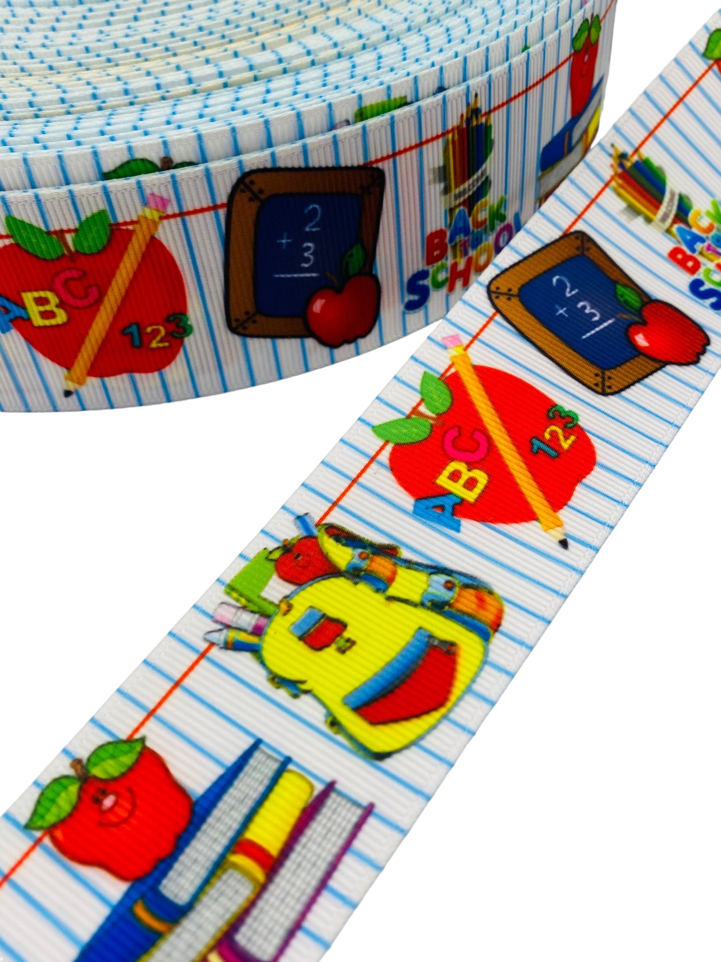 #C160 (School Ribbon (38mm/ 1.5 inches) 1 yard 🟢