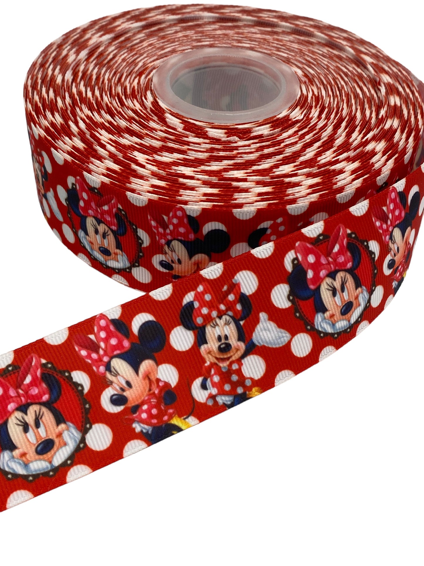 #C167 (Minnie Mouse Ribbon (38mm /1.5 inches) 1 yard 🟢