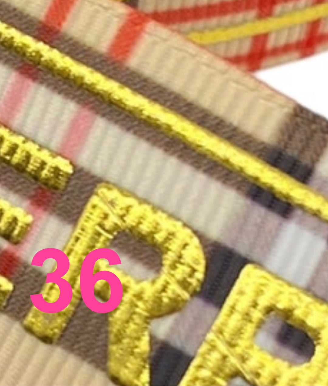 #36 Ribbon (1 yard) 38mm/ 1.5 inches Foil Ribbon