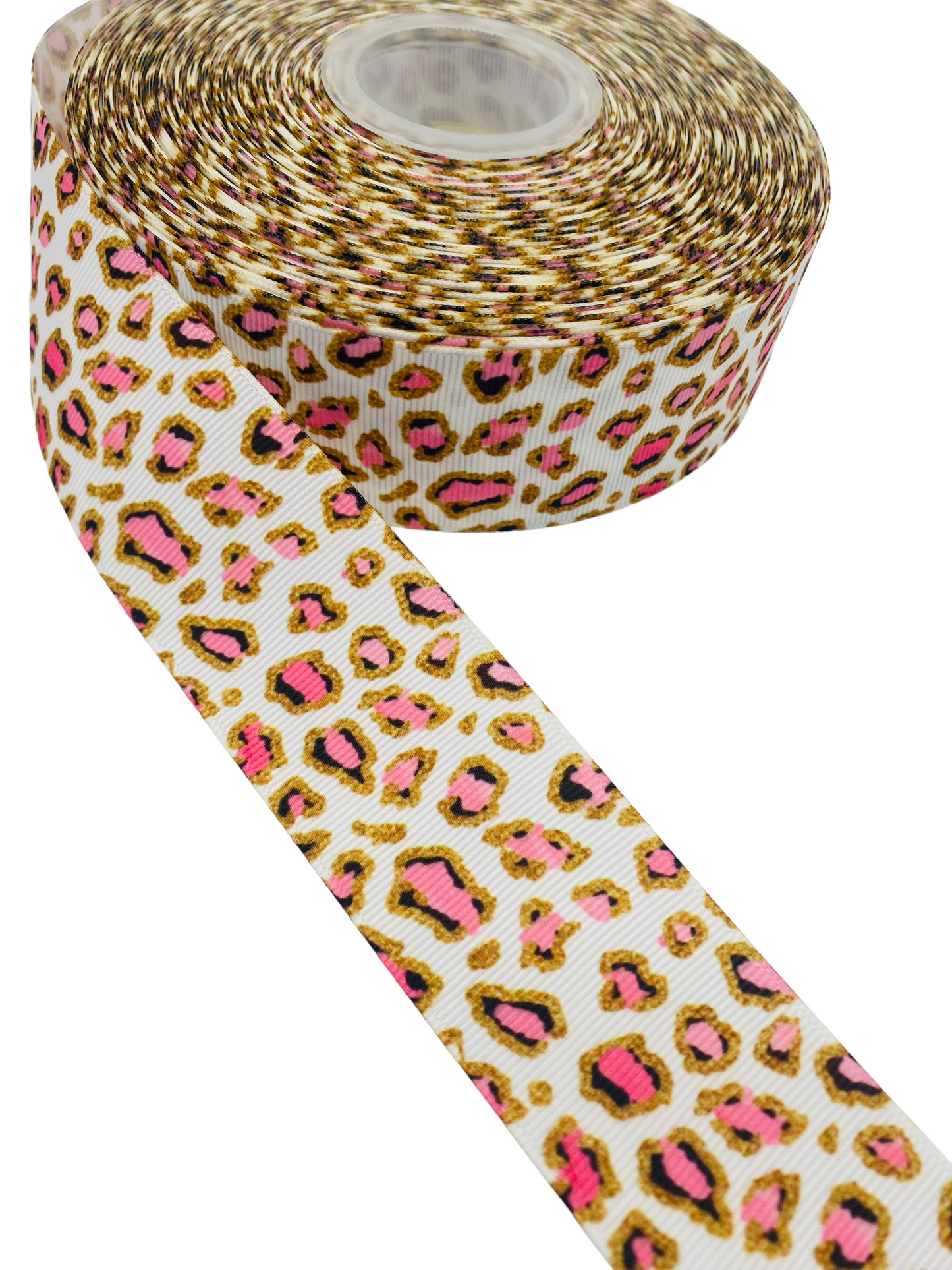 #C195 (Leopard Print Ribbon (38mm /1.5 inches) 1 yard 🟢