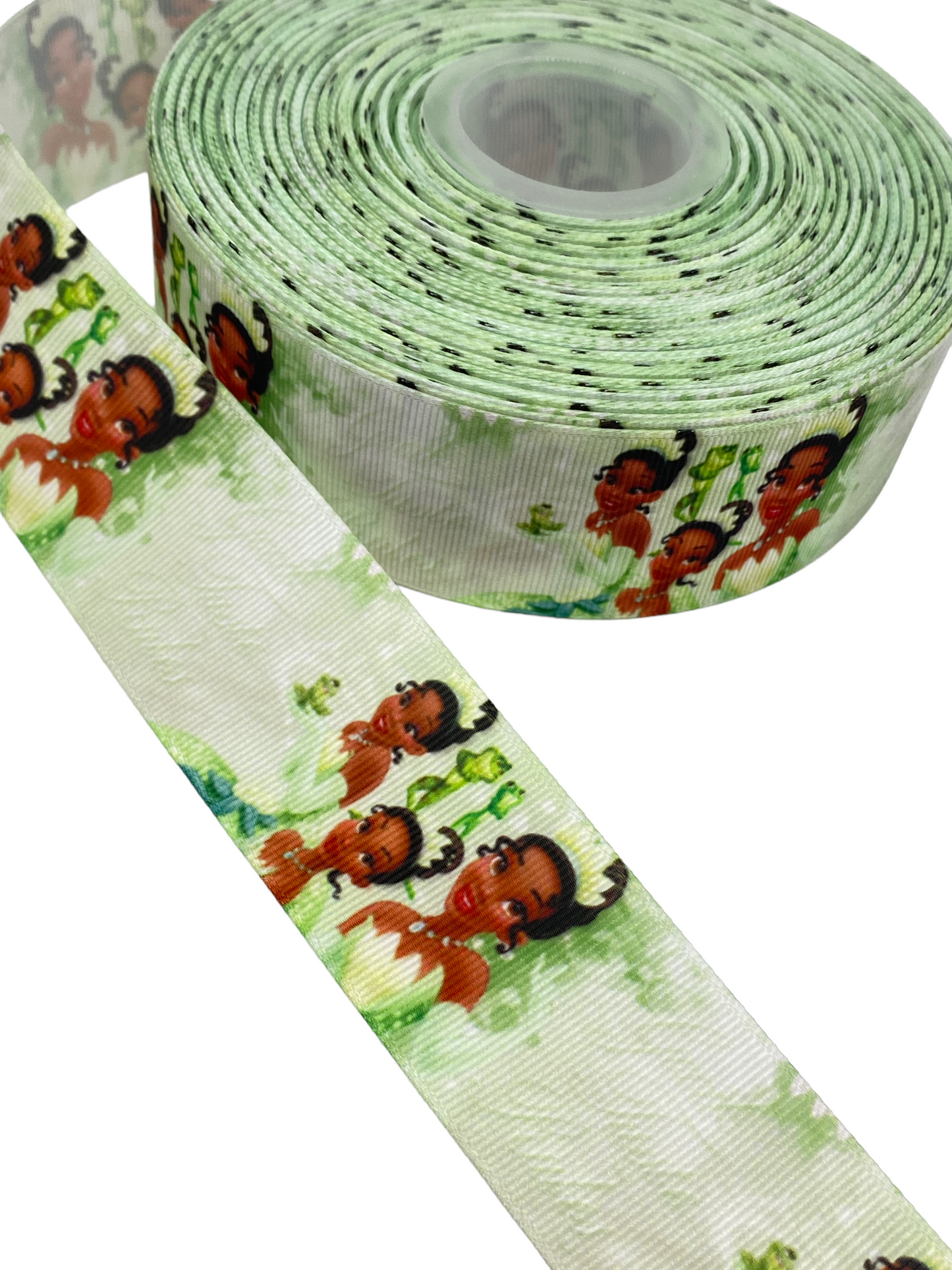 #C210 (Princess Ribbon 38mm / 1.5 inches, Princess Tiana Ribbon) π’