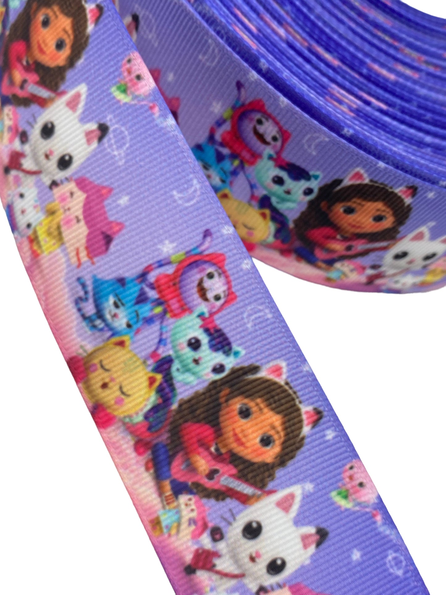 #C162 (Gabby Doll House Ribbon (38mm/ 1.5 inches) yard 🟢